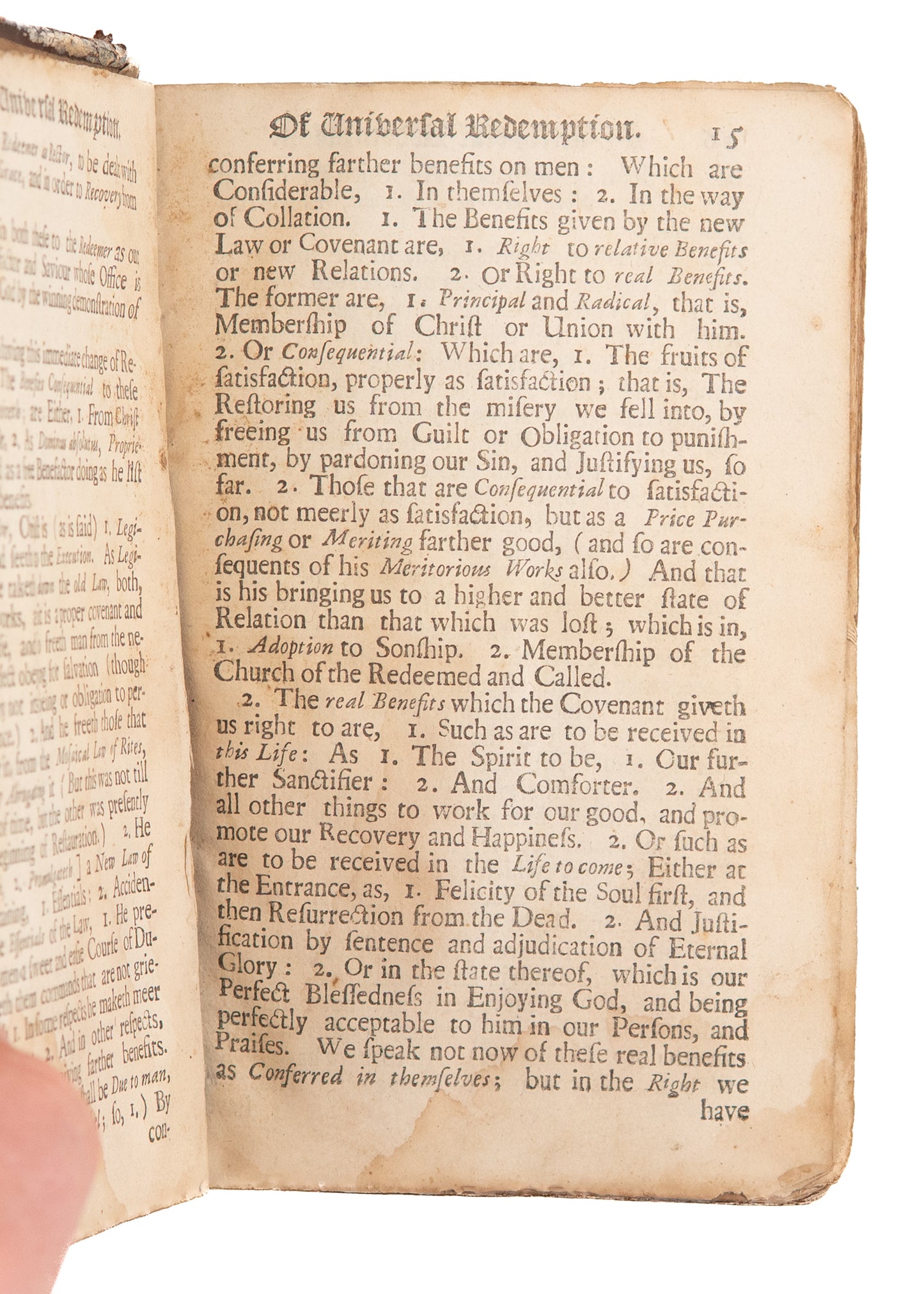 1694 RICHARD BAXTER. Rare Post-Death Work on Universal Redemption. Very Scarce Against Limited Atonment.