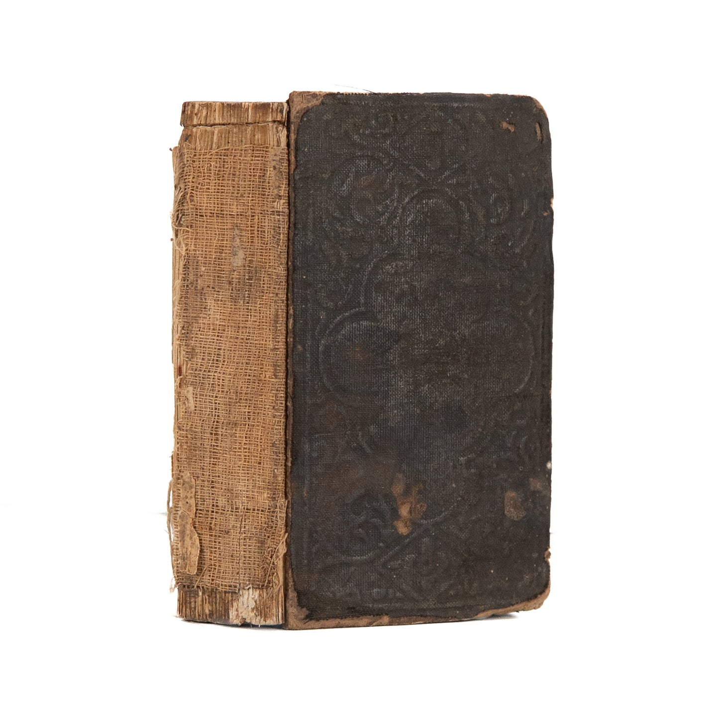 1862 CIVIL WAR. Rare German Issue American Civil War Bible w/ Charming Naive Soldier Drawing.