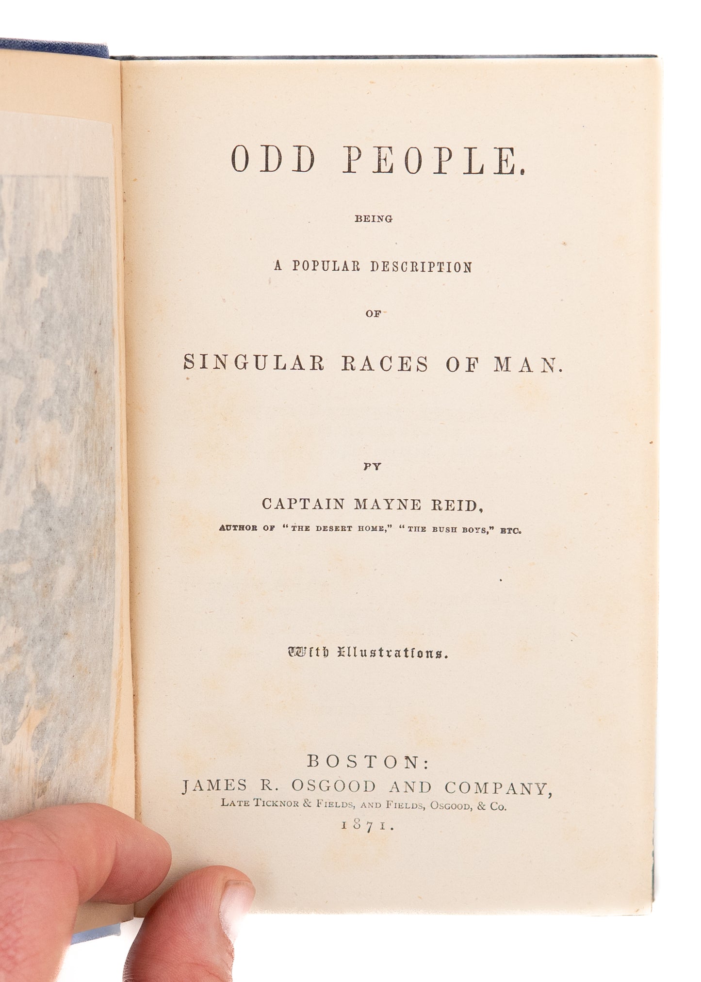 1871 UNUSUAL HUMAN RACES. Cannibals, Dwarfs, Centaurs, Mud-Bedaubers, Beheaders, etc.,