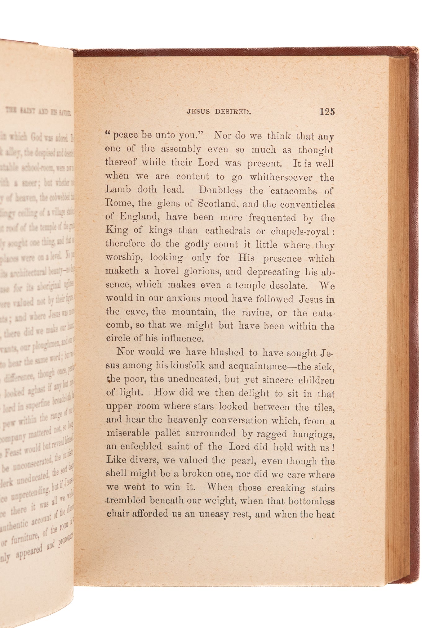 1885 C. H. SPURGEON. The Saint and His Saviour. Early American Edition in Victorian Binding.