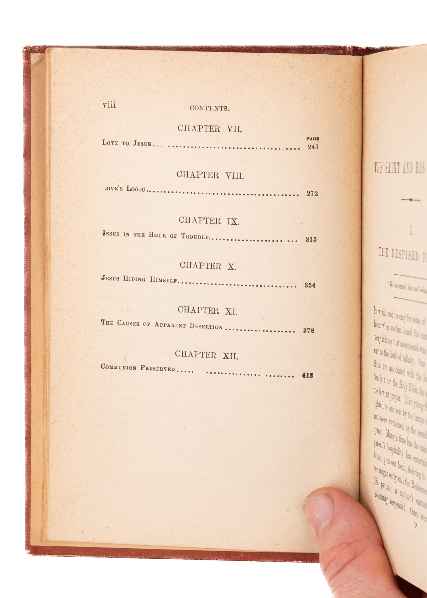 1885 C. H. SPURGEON. The Saint and His Saviour. Early American Edition in Victorian Binding.