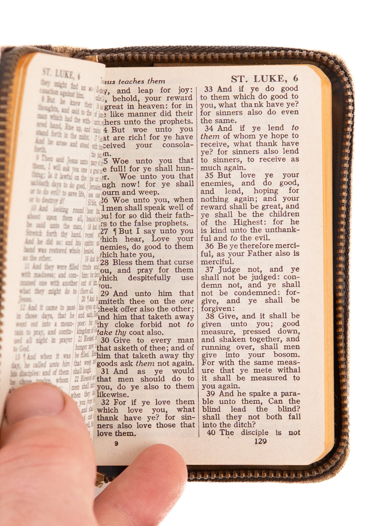 1941 WWII BIBLE. New Testament National Bible Press. Exemplary Canvas Soldier's Bible.