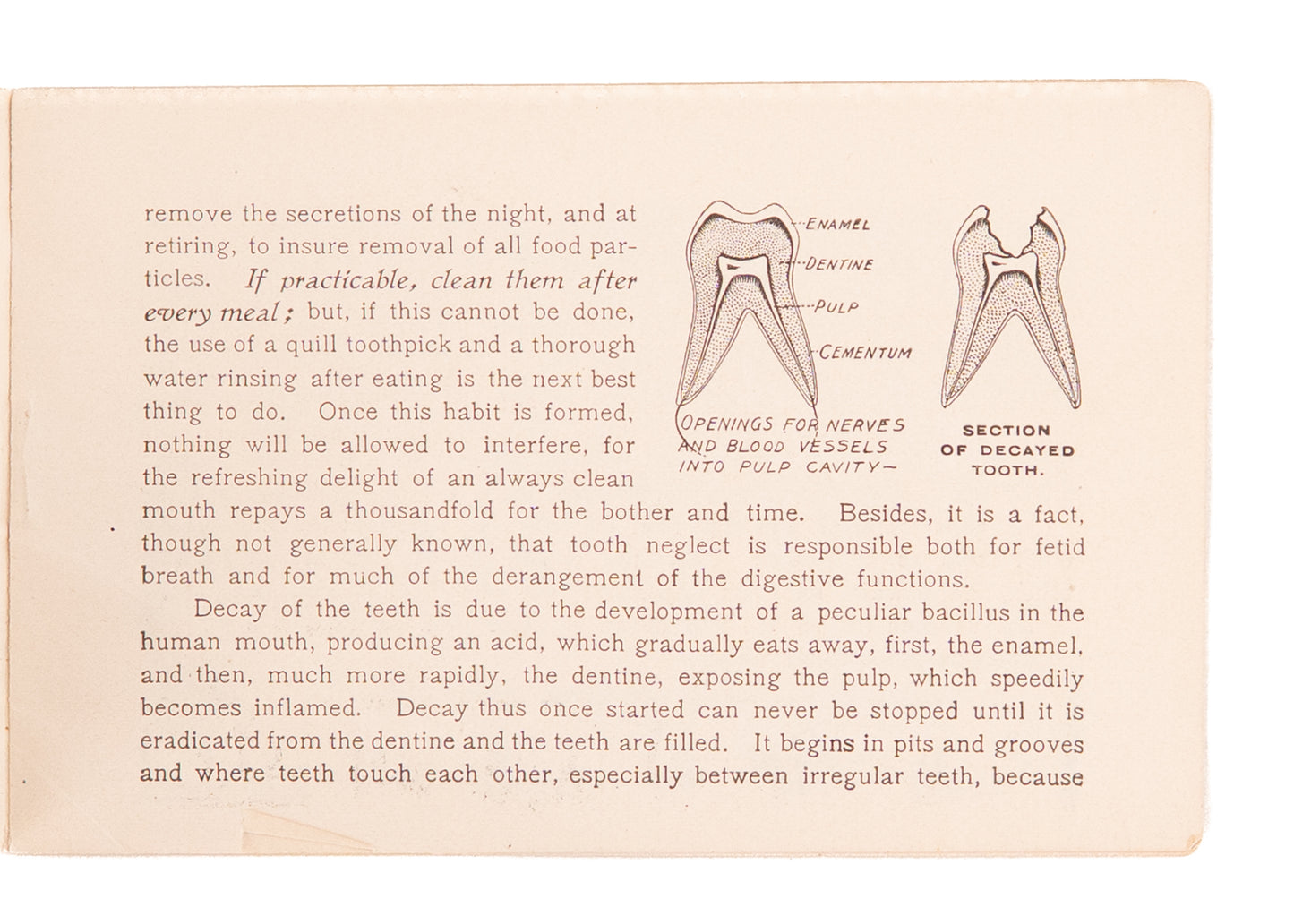 c.1897 COLGATE & CO. The ABC of the Teeth and Tooth Care. Charming Early Dental Pamphlet.