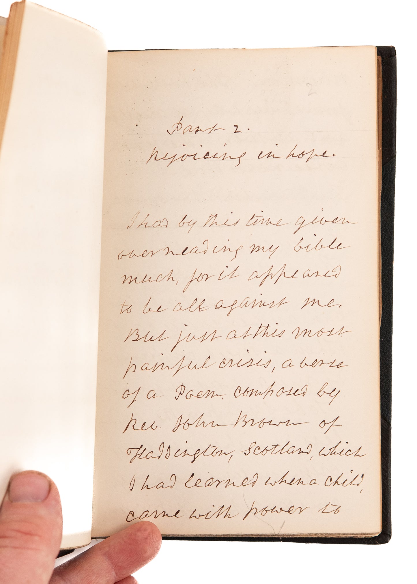1794 BAPTIST. 263pp MSs Unpublished Memoir & Sermons of Scottish & Maine Baptist Immigrant.