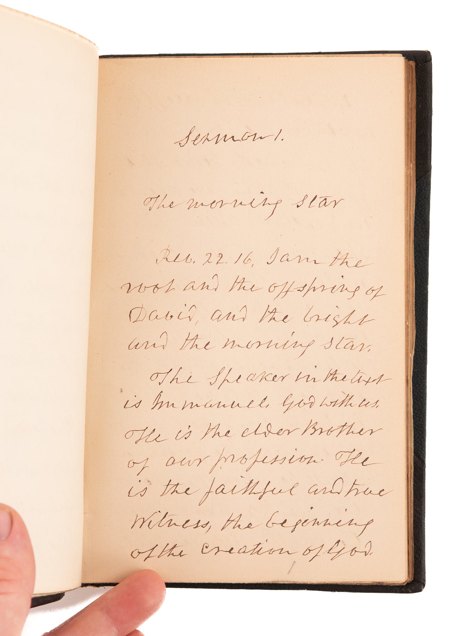 1794 BAPTIST. 263pp MSs Unpublished Memoir & Sermons of Scottish & Maine Baptist Immigrant.