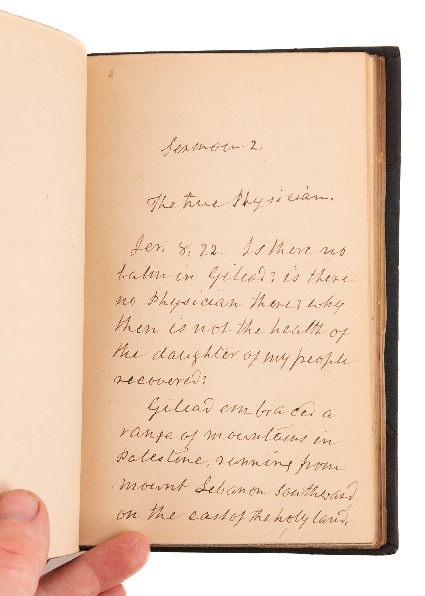 1794 BAPTIST. 263pp MSs Unpublished Memoir & Sermons of Scottish & Maine Baptist Immigrant.