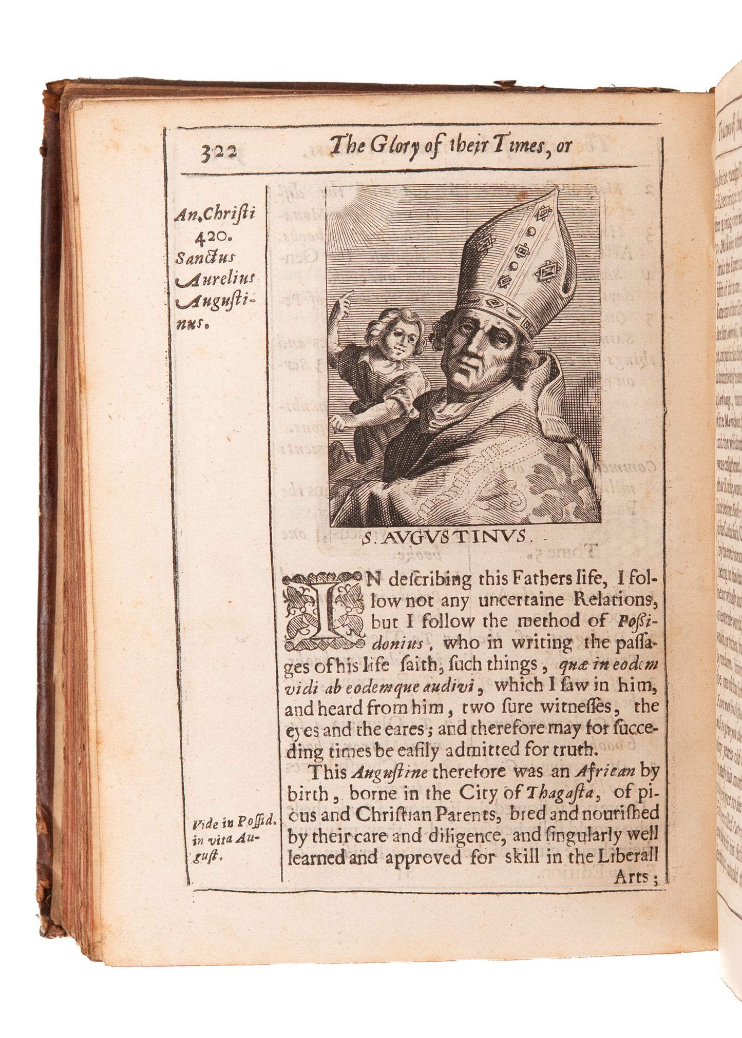 1640 APOSOTLIC FATHERS. The Glory of Their Times. Biography & Woodcuts of Augustine, etc.