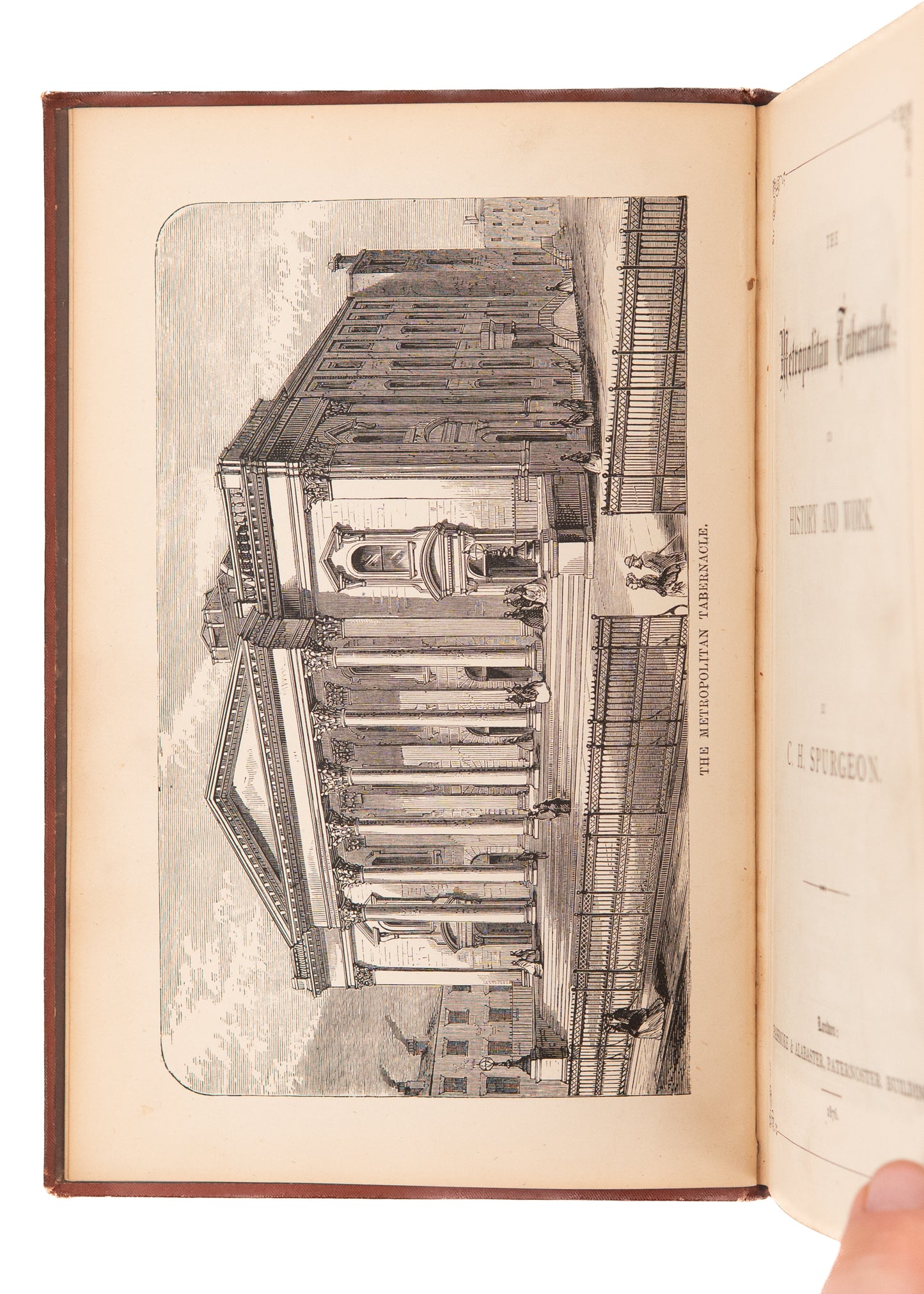 1876 C. H. SPURGEON. First Edition - History of the The Metropolitan Tabernacle. RARE!