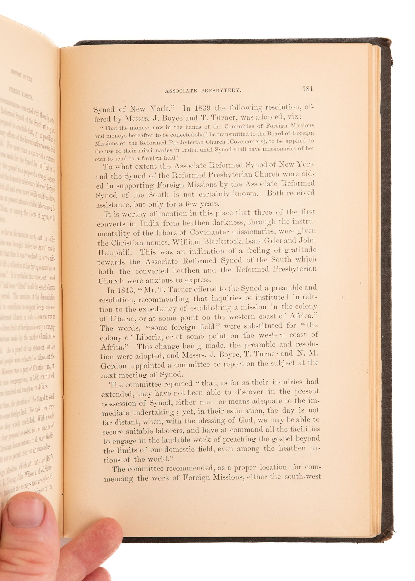 1882 SLAVERY & PRESBYTERIANS. History of the Associated Reformed Synod of the South.