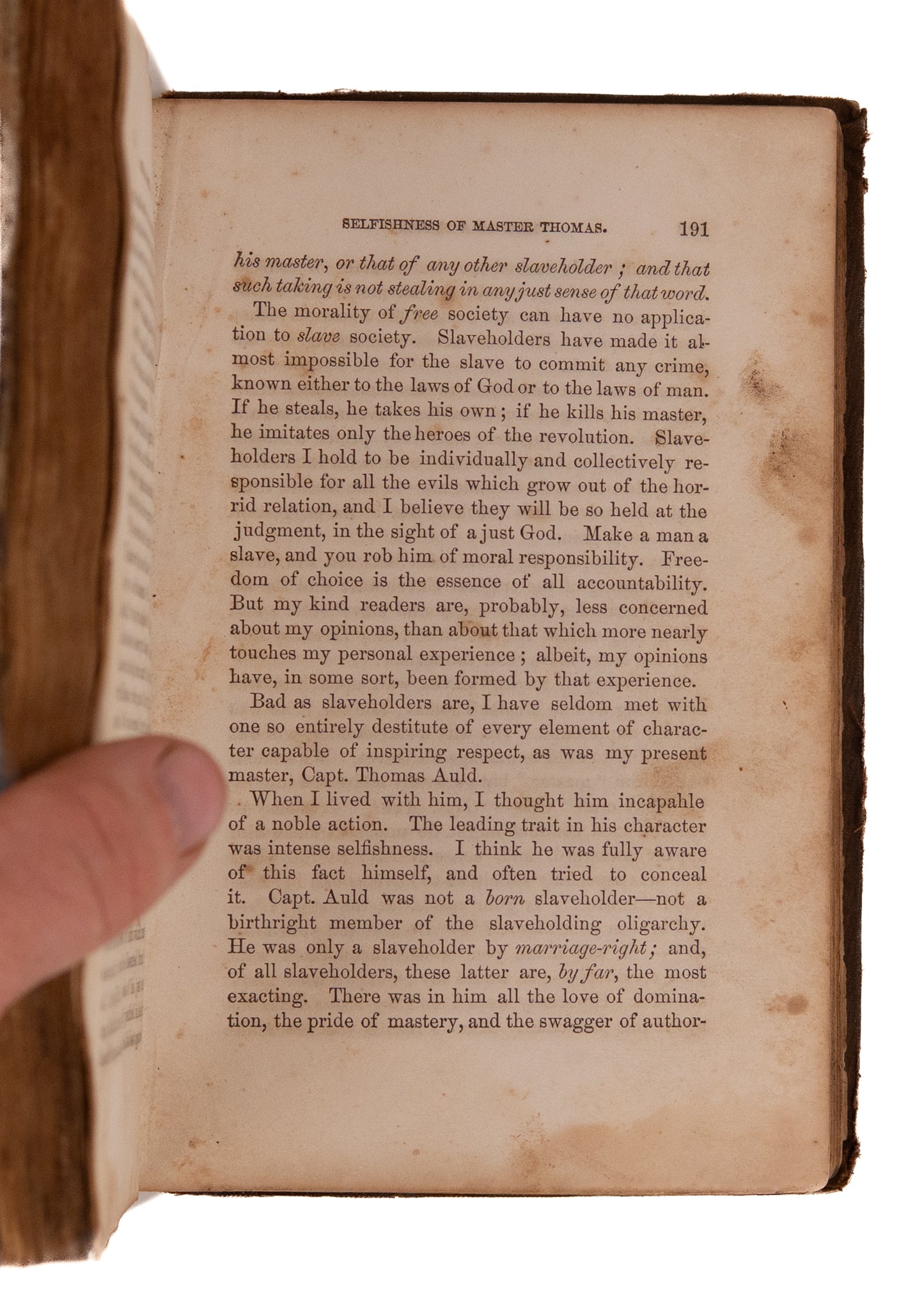 1855 FREDERICK DOUGLASS. My Bondage and My Freedom. First Edition. Slavery and Abolition.