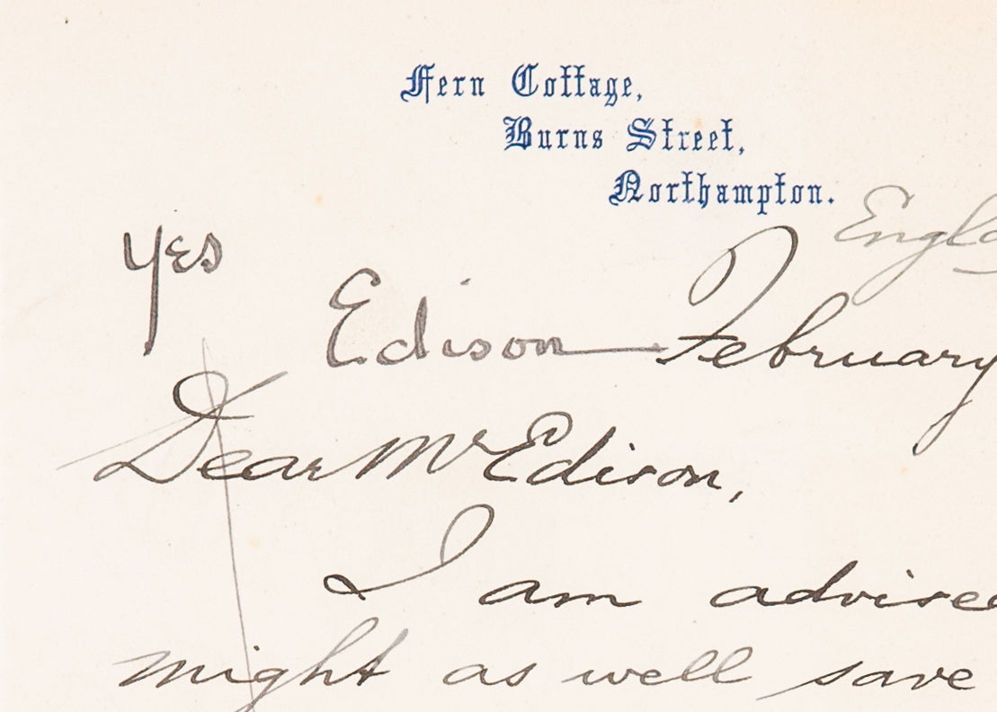 1904 THOMAS EDISON. Edison Says, "Yes," Scientific and Technological Discovery will Continue to Accelerate.