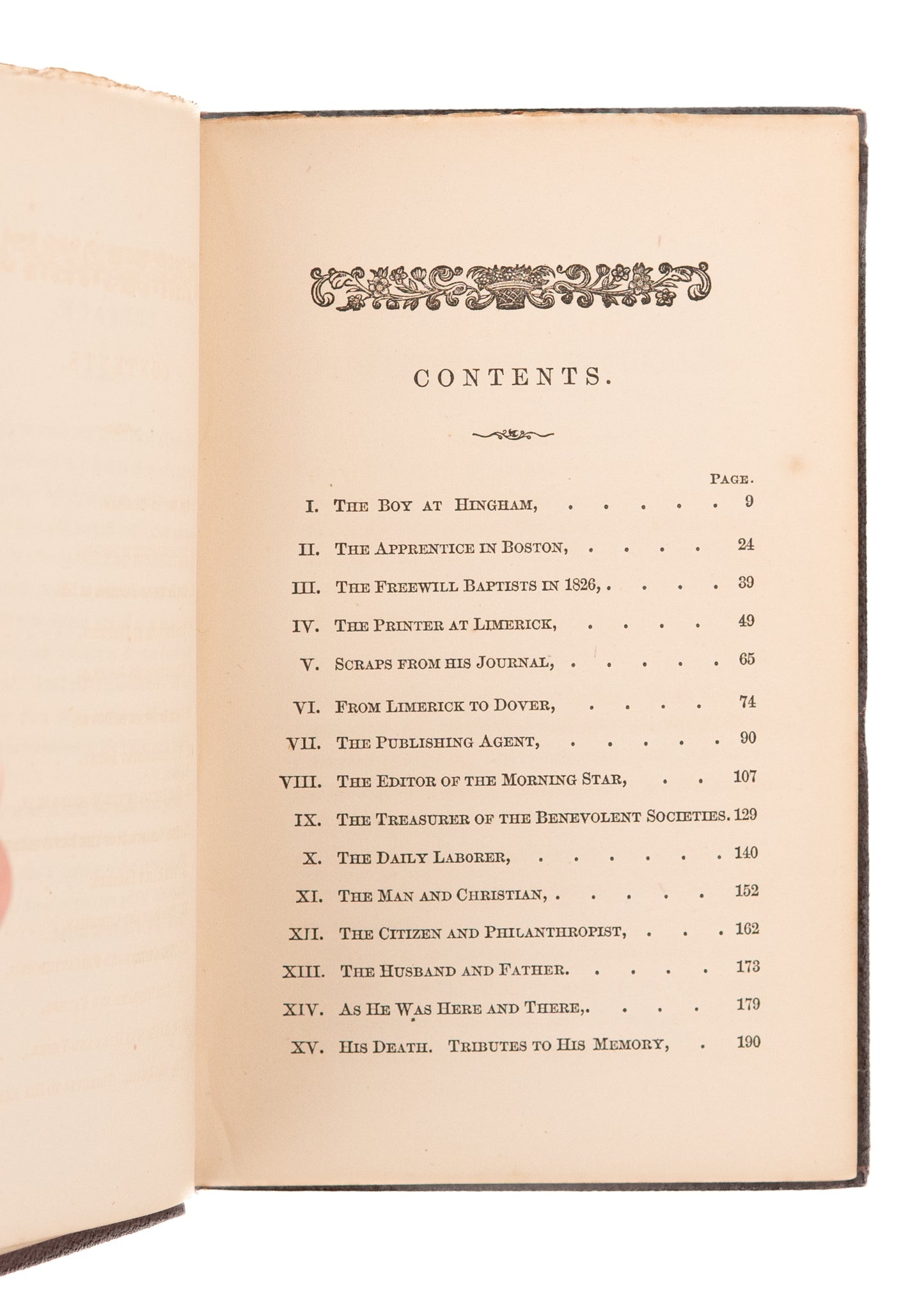 1871 FREEWILL BAPTIST. The Life of Freewill Baptist & Abolitionist Pioneer, William Burr.