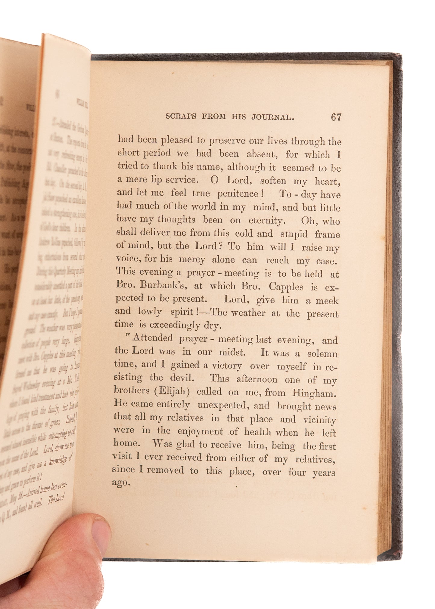 1871 FREEWILL BAPTIST. The Life of Freewill Baptist & Abolitionist Pioneer, William Burr.