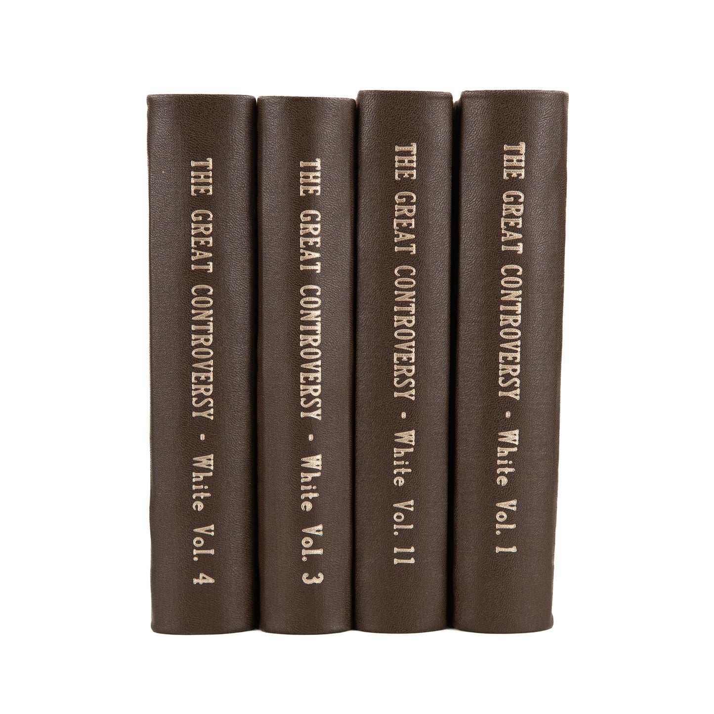 1870-1884 ELLEN G. WHITE. The Great Controversy. First Editions Owned by Adventist Pioneer, George King.