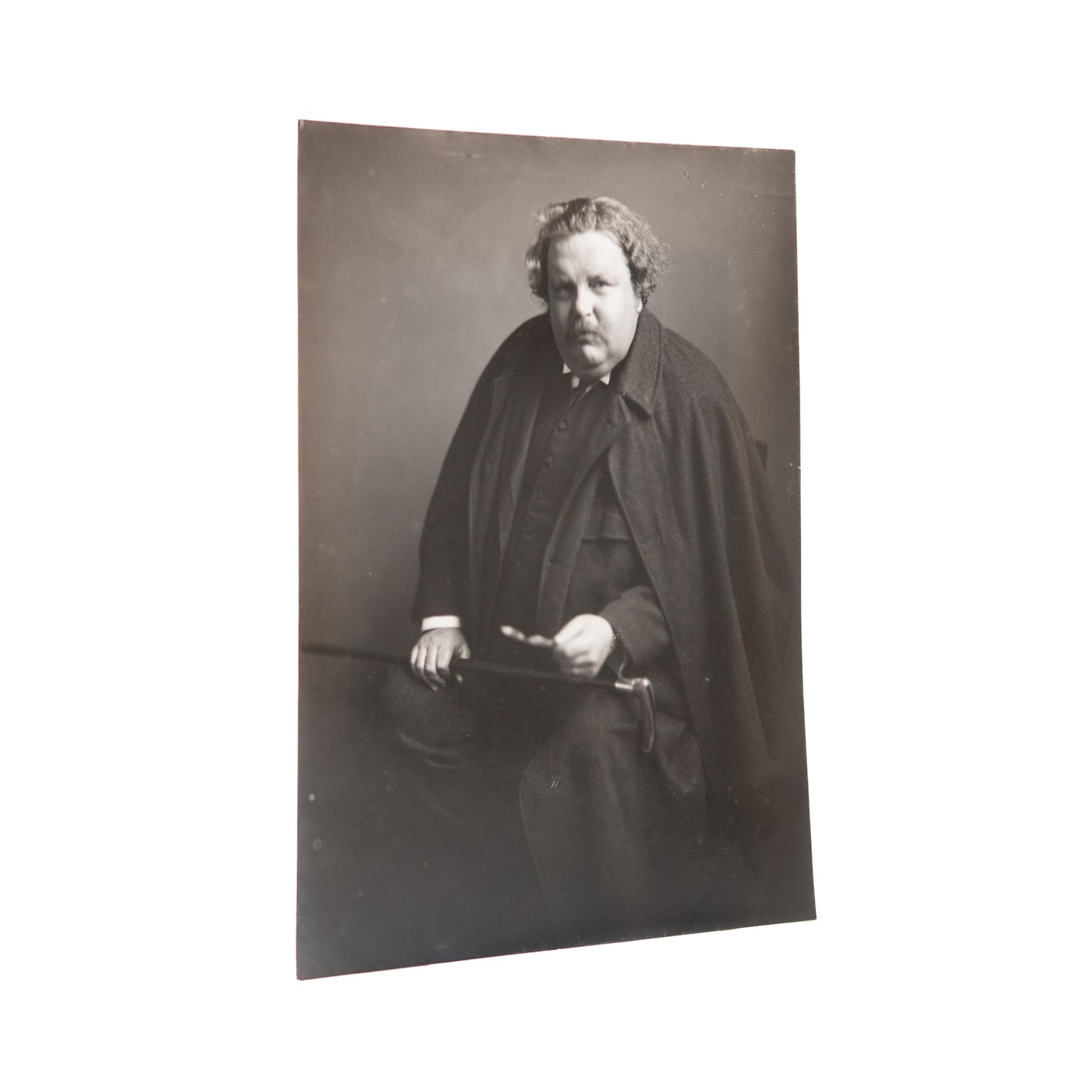 c.1900 G. K. CHESTERTON. Superb Silver Gelatin Photograph by James Craig Annan