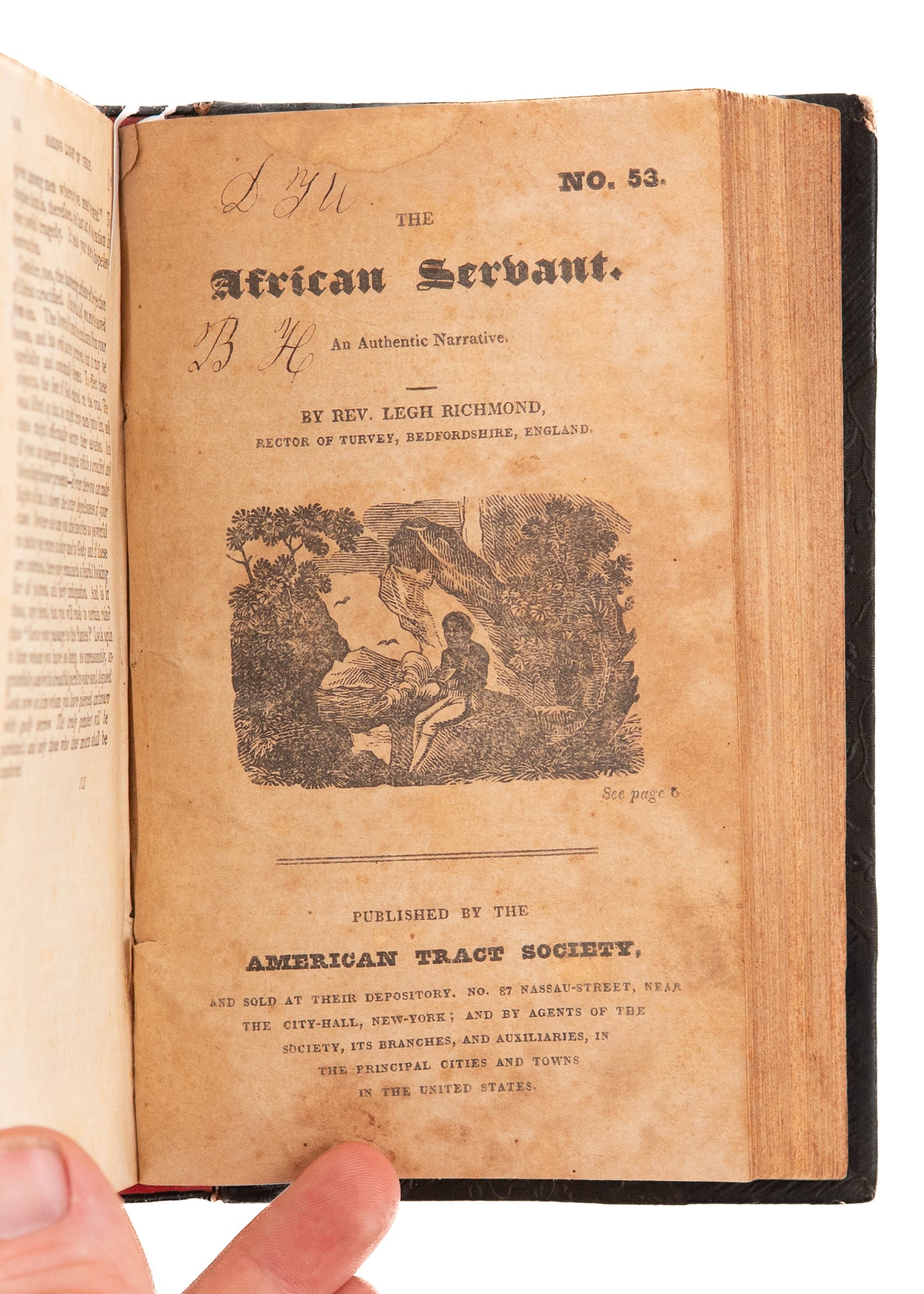 1830's SLAVERY & BAPTIST TRACTS. Rare Tracts of Baptist General Tract Society & American Tract Society.