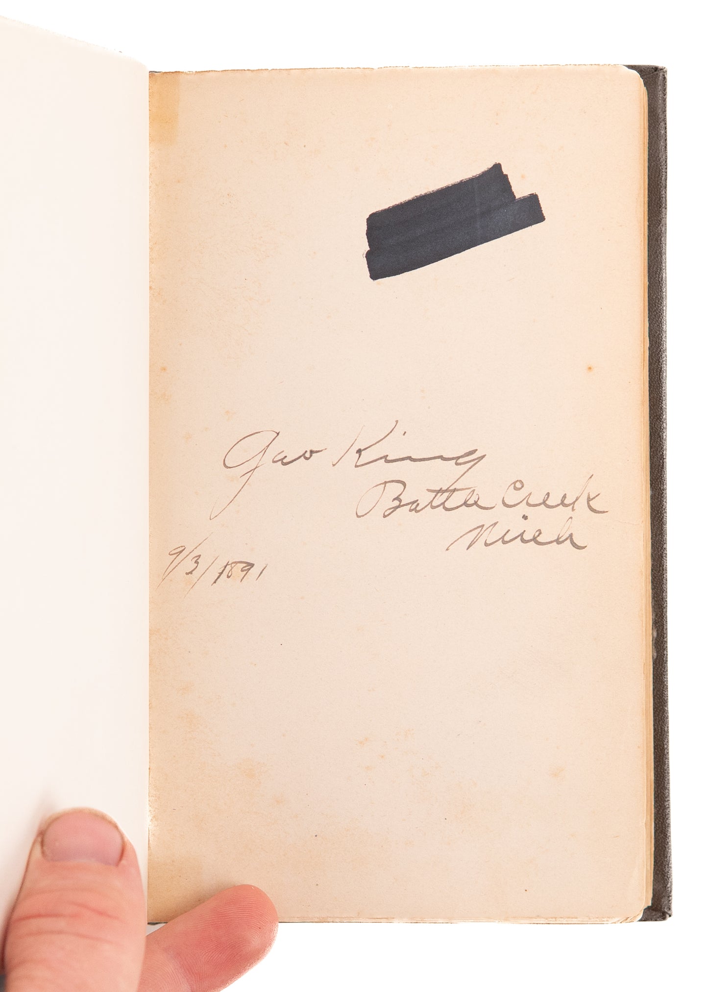 1870-1884 ELLEN G. WHITE. The Great Controversy. First Editions Owned by Adventist Pioneer, George King.