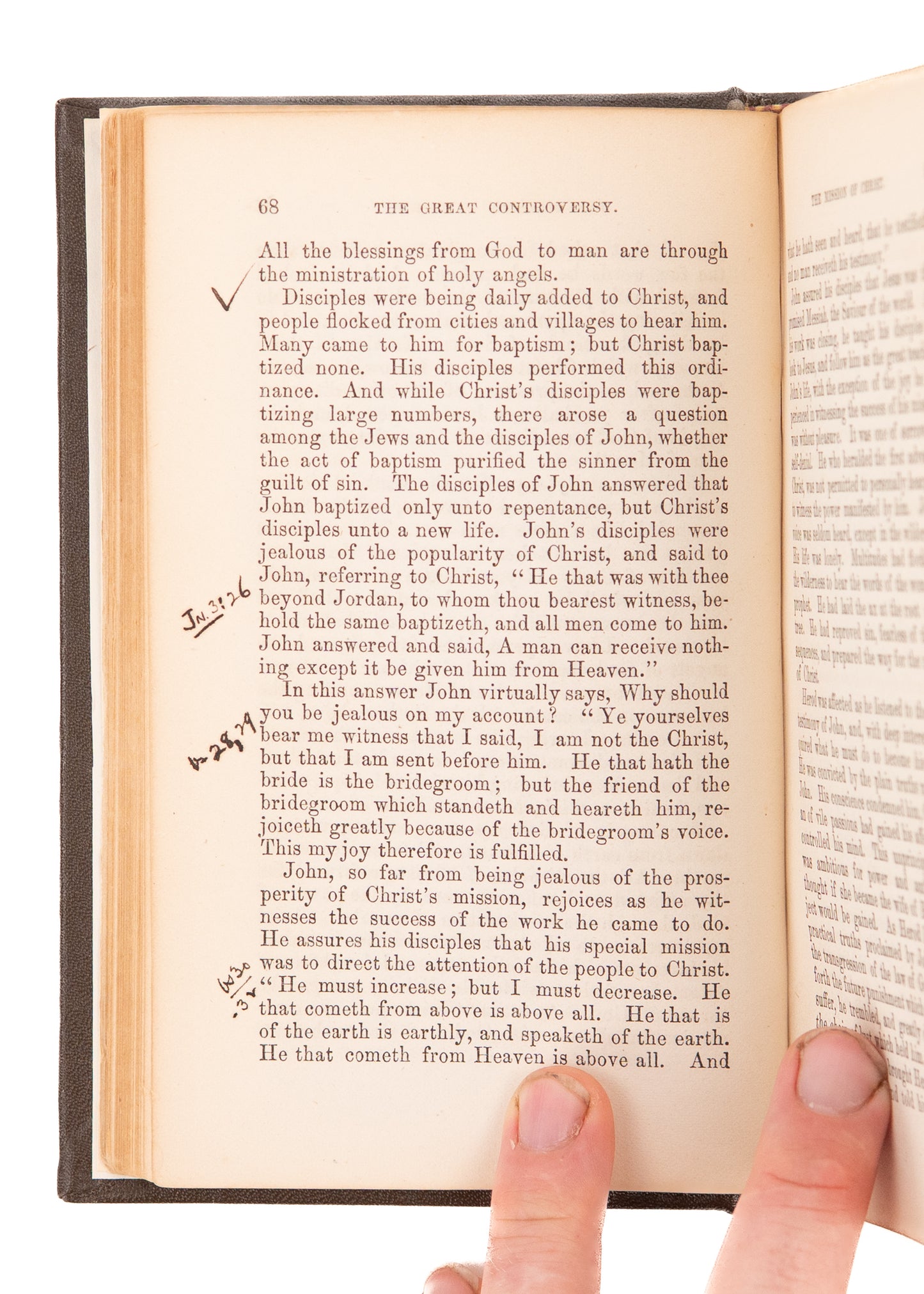 1870-1884 ELLEN G. WHITE. The Great Controversy. First Editions Owned by Adventist Pioneer, George King.