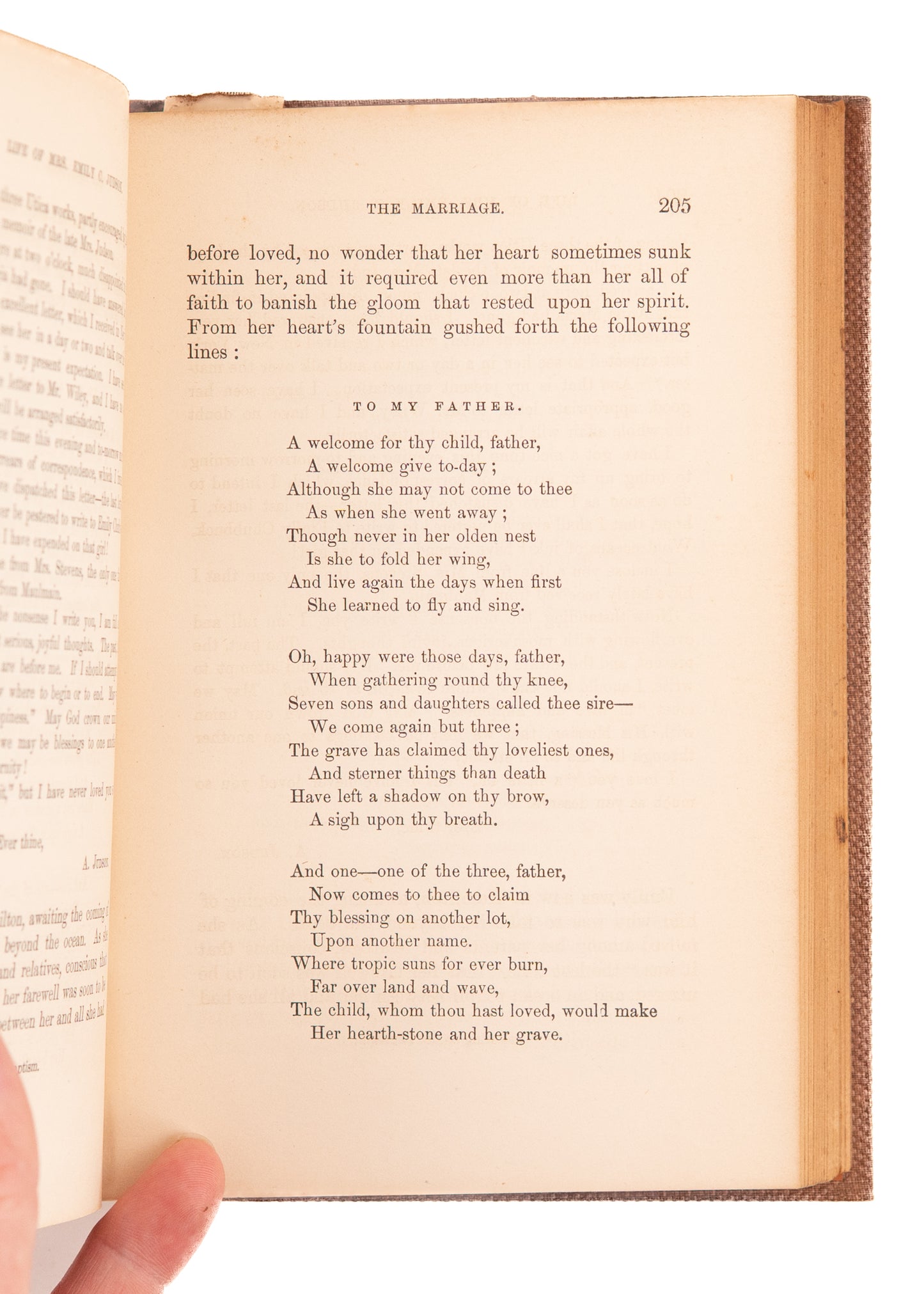 1860 ADONIRAM JUDSON. Life and Letters of Mrs. Emily C. Judson. First Edition. Scarce.