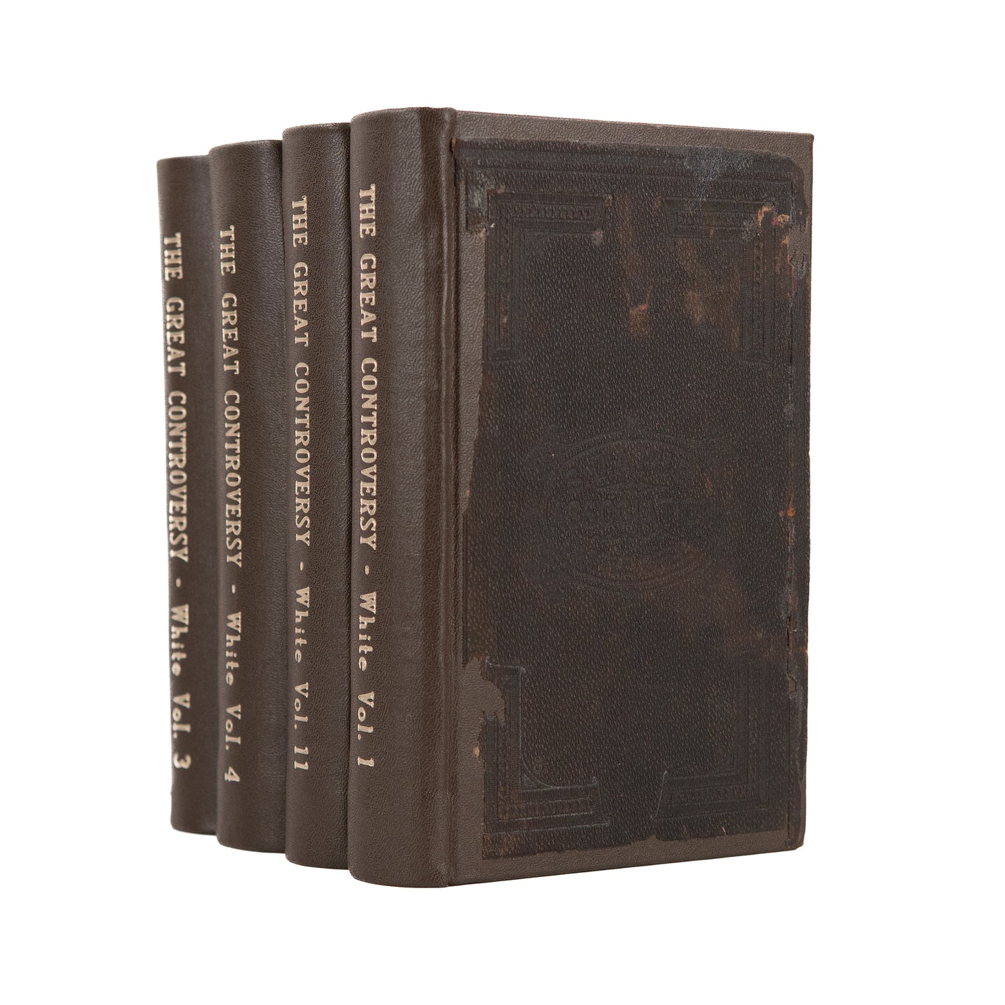 1870-1884 ELLEN G. WHITE. The Great Controversy. First Editions Owned by Adventist Pioneer, George King.