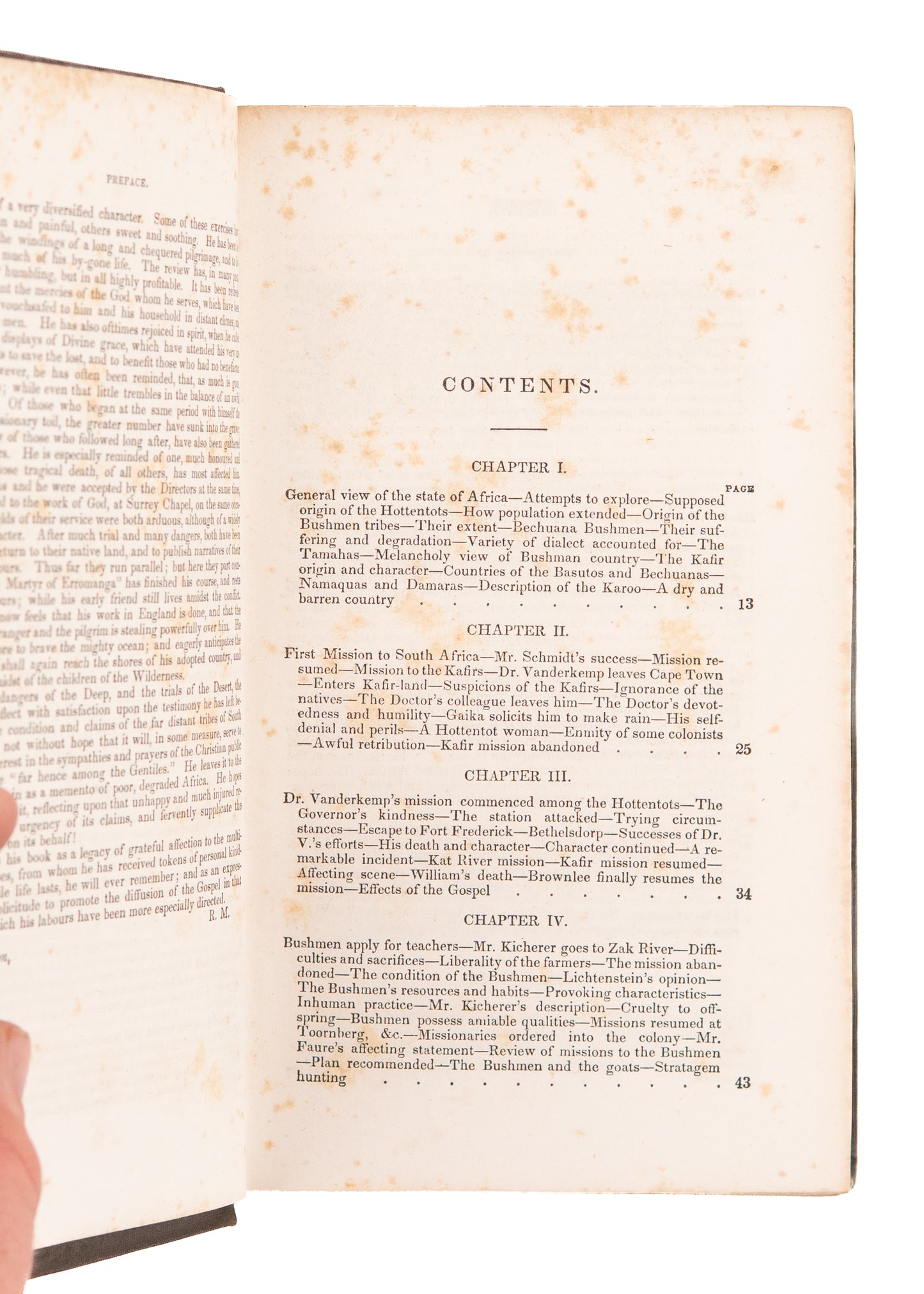 1843 ROBERT MOFFAT. Missionary Labours and Scenes in Southern Africa. Early Edition.