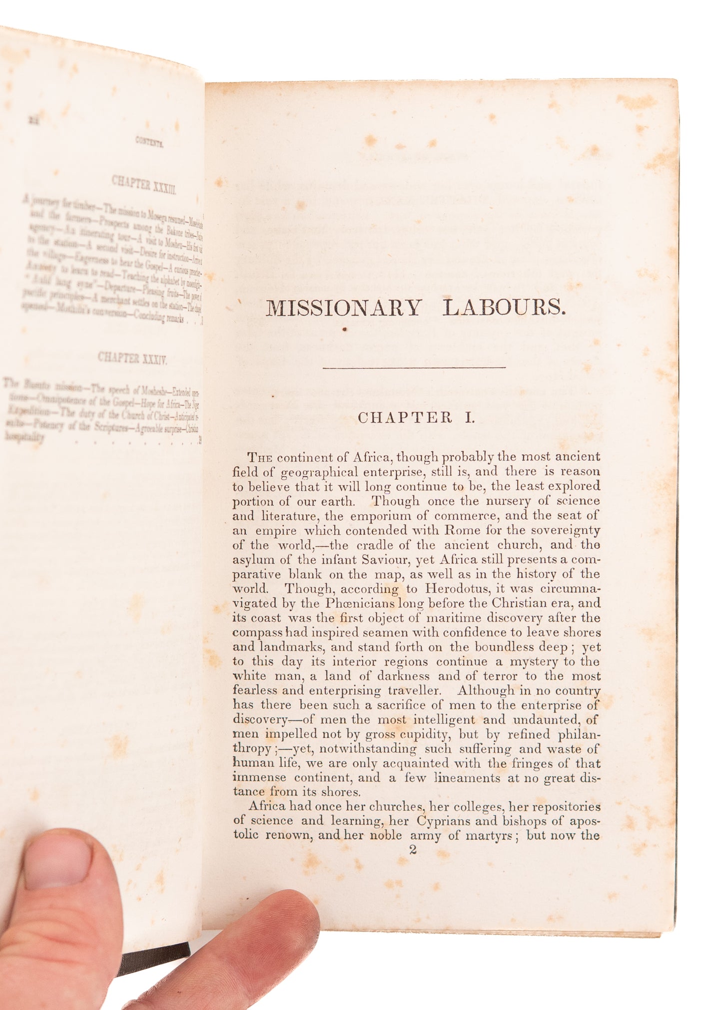 1843 ROBERT MOFFAT. Missionary Labours and Scenes in Southern Africa. Early Edition.