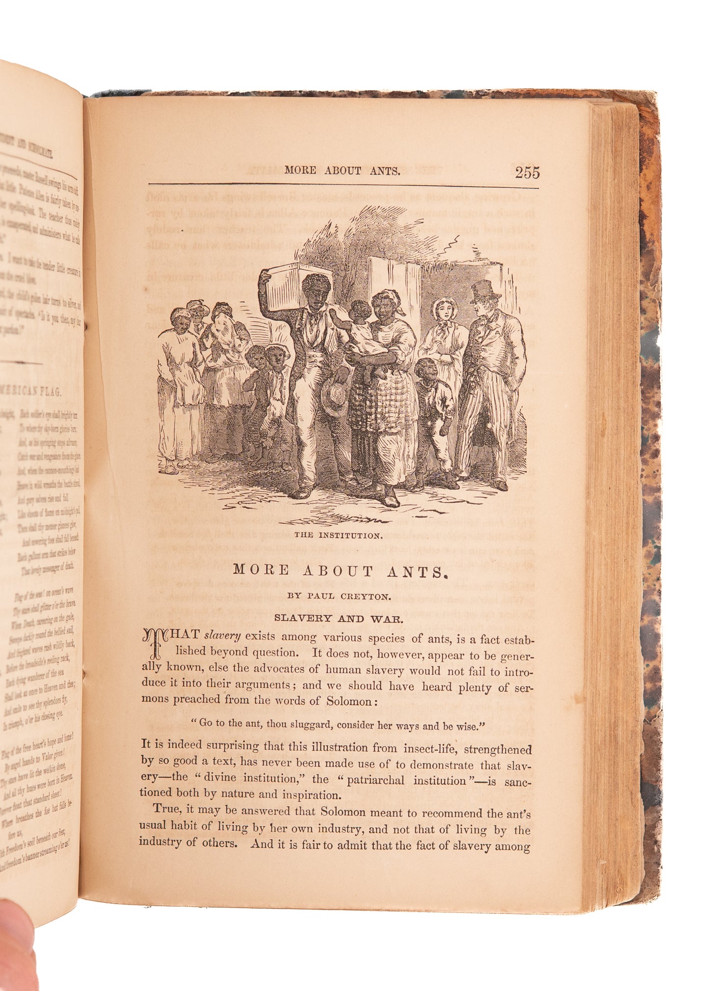 1861 STUDENT AND SCHOOLMATE. Superb Civil War Periodical for the Young. Extensive War & Slavery Content.