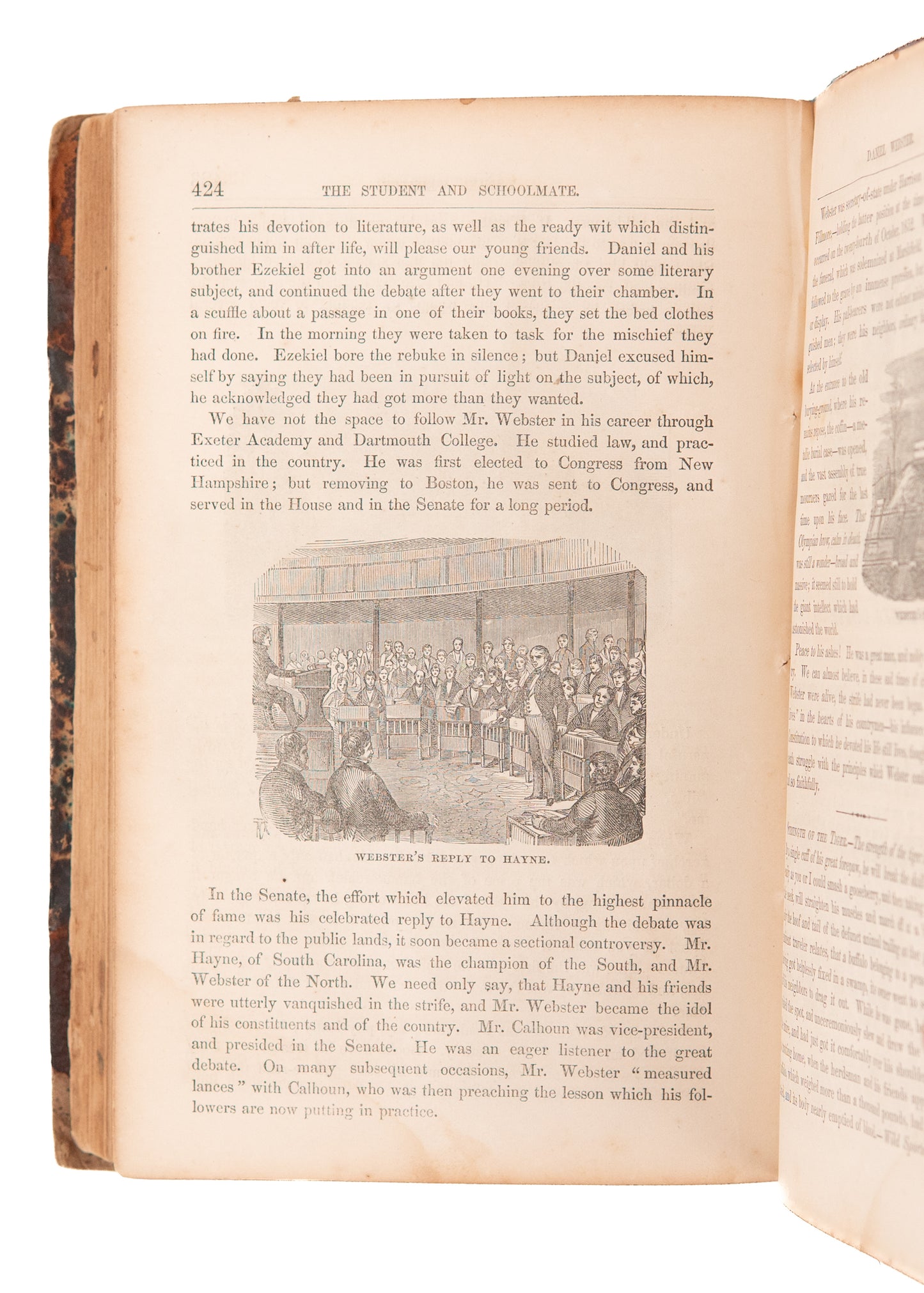 1861 STUDENT AND SCHOOLMATE. Superb Civil War Periodical for the Young. Extensive War & Slavery Content.