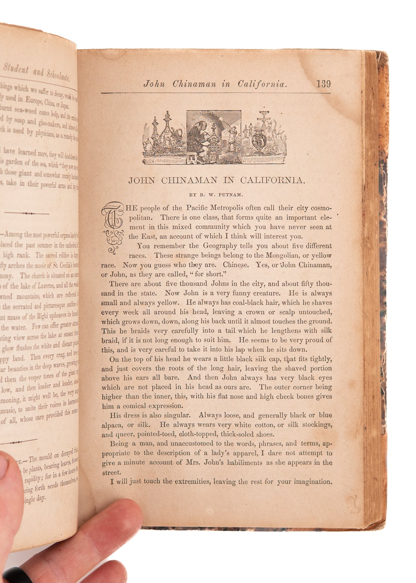 1864 STUDENT AND SCHOOLMATE. Superb Civil War Periodical for the Young. Extensive War & Slavery Content.