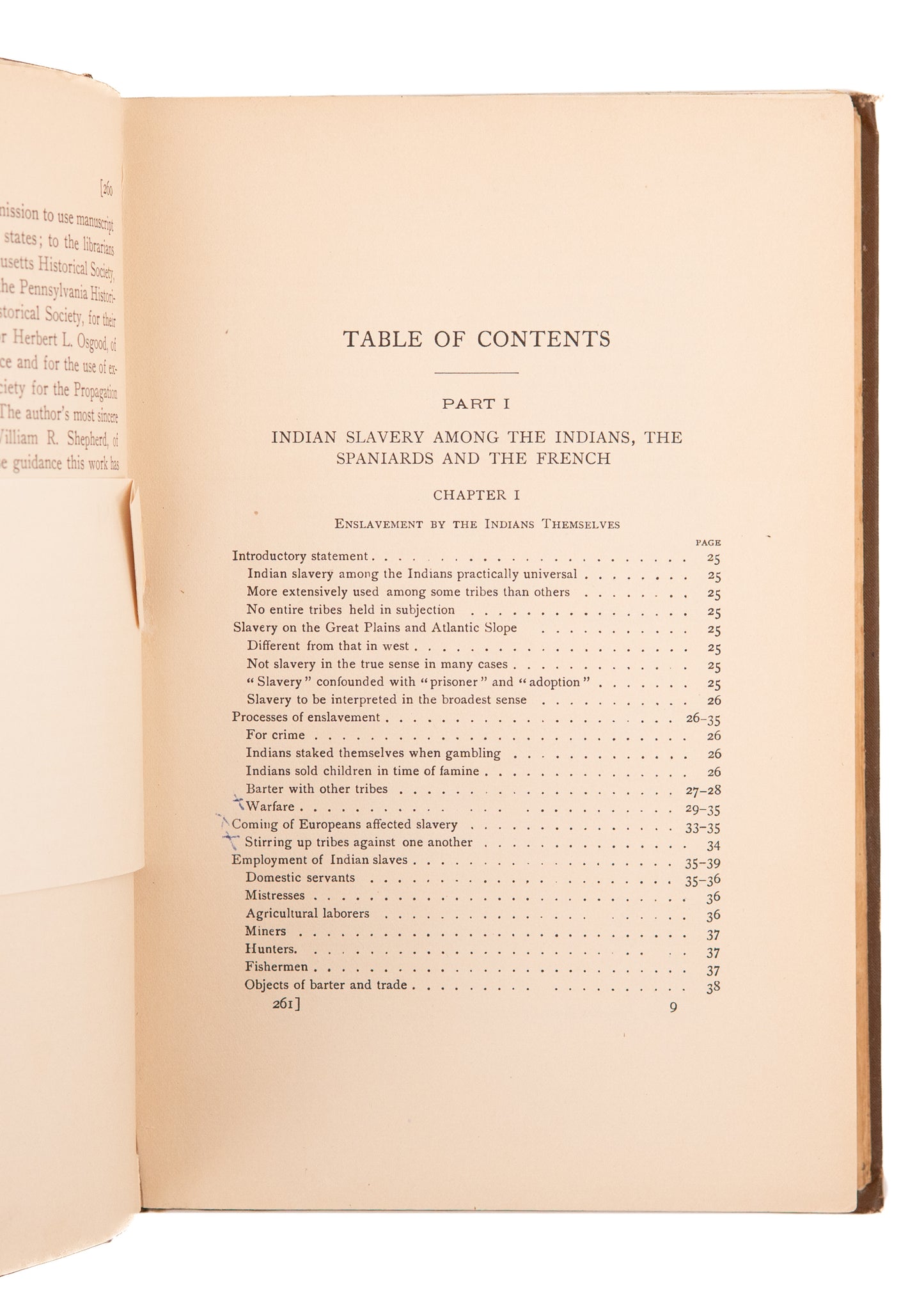 1913 A. W. LAUBER. Indian Slavery in Colonial Times. First In-Depth Study of Native American Enslavement.