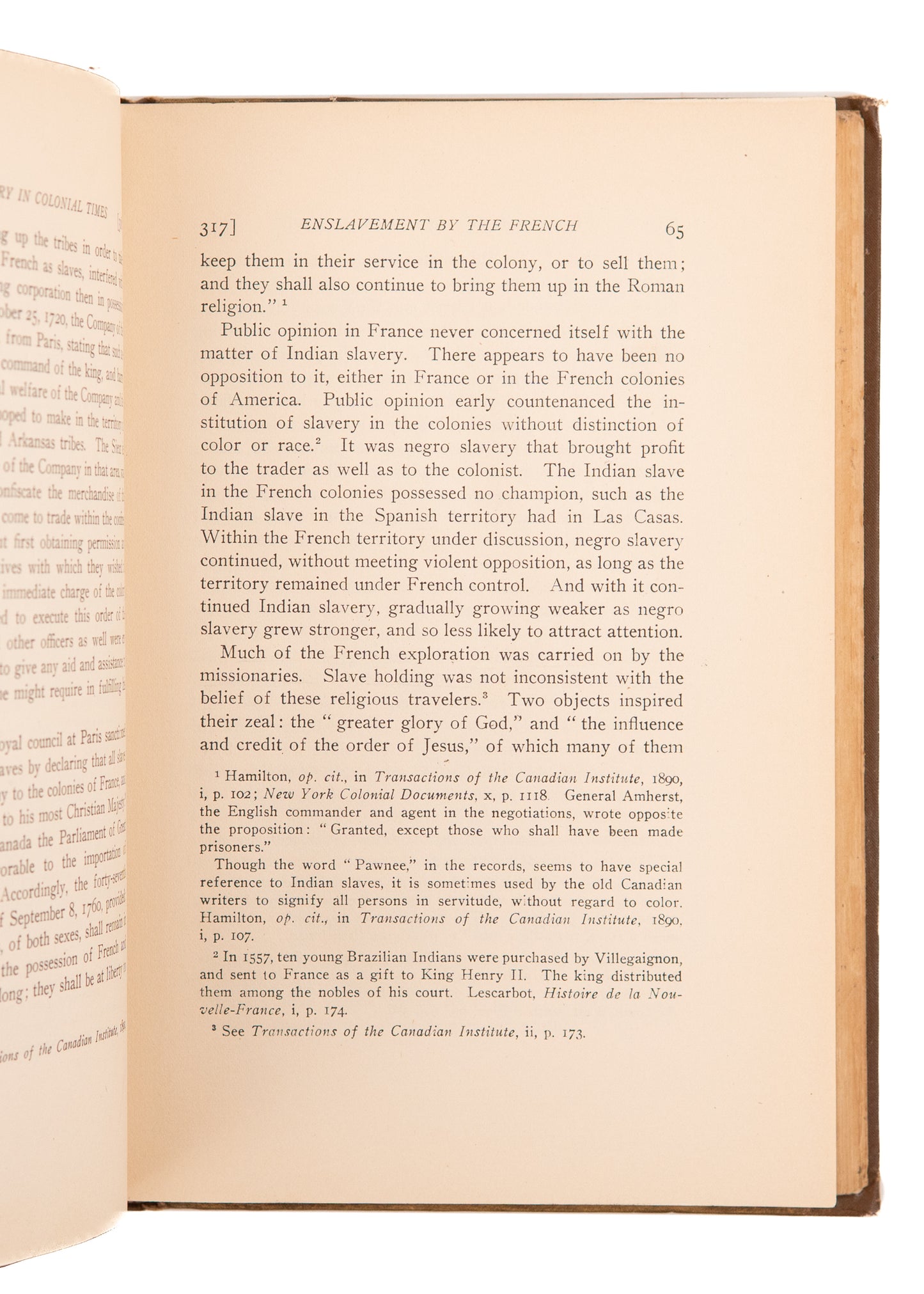 1913 A. W. LAUBER. Indian Slavery in Colonial Times. First In-Depth Study of Native American Enslavement.