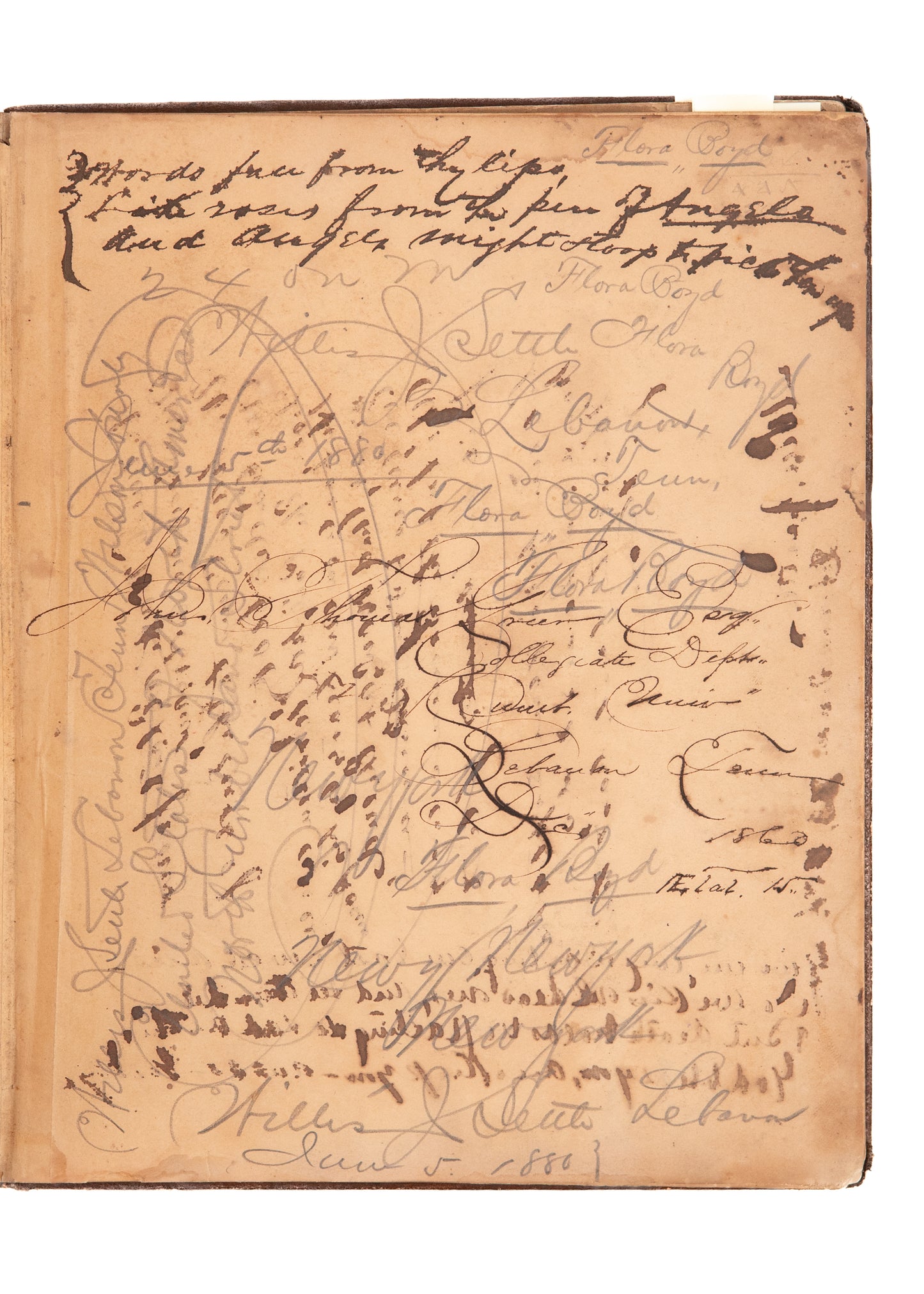 1863 TENNESSEE CONFEDERATE SOLDIER. Journal of A. G. Settle - Killed in Action in Georgia, 1863.