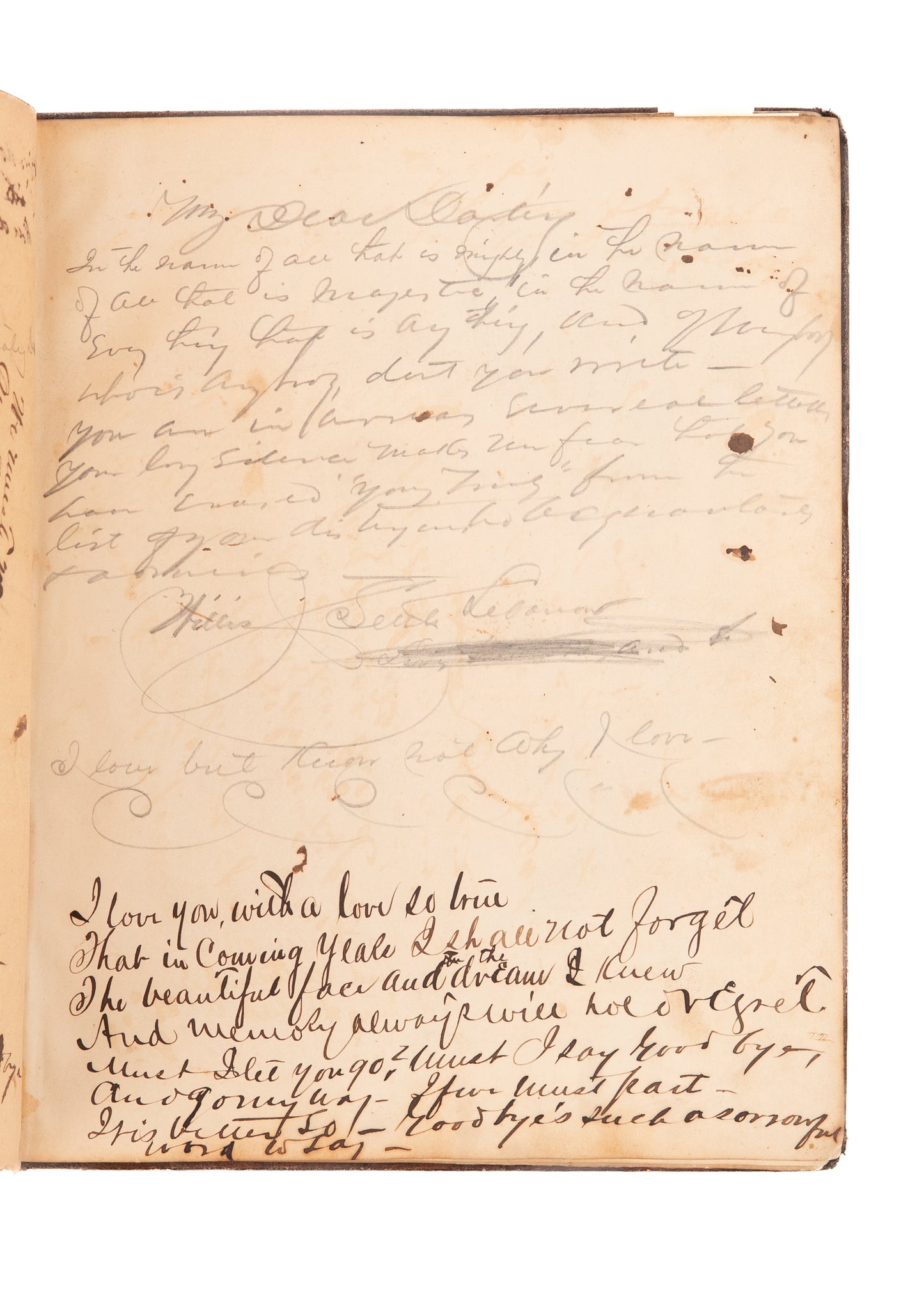 1863 TENNESSEE CONFEDERATE SOLDIER. Journal of A. G. Settle - Killed in Action in Georgia, 1863.