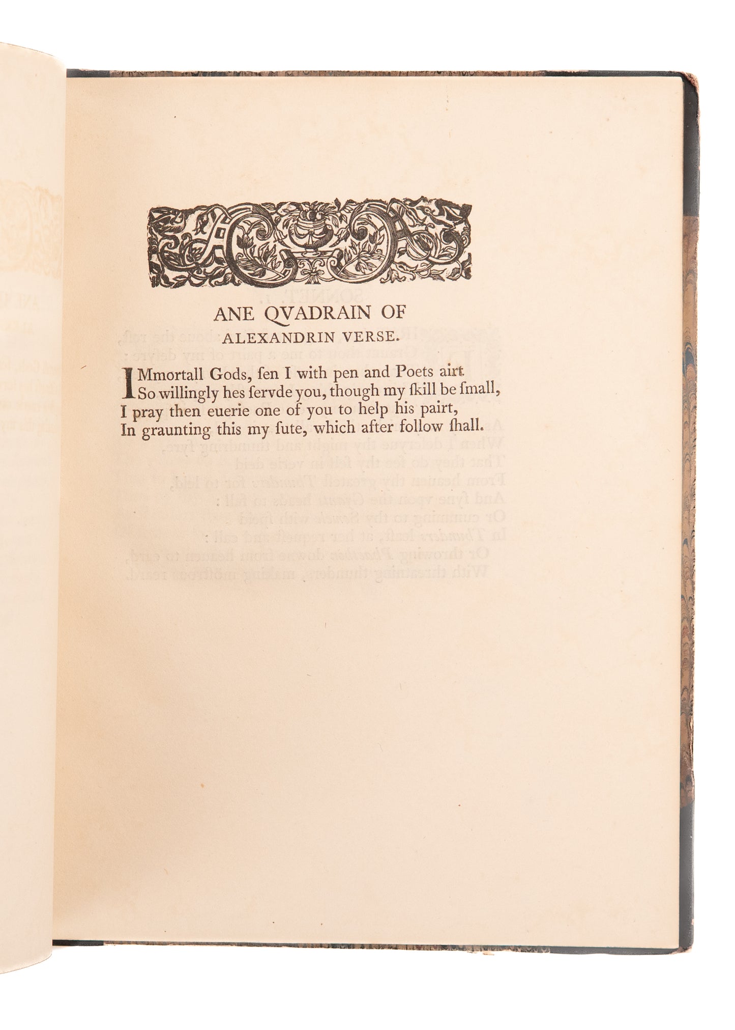 1584 KING JAMES. Divine Art of Poetry and Poems of King James - Prior to Bible Translation.