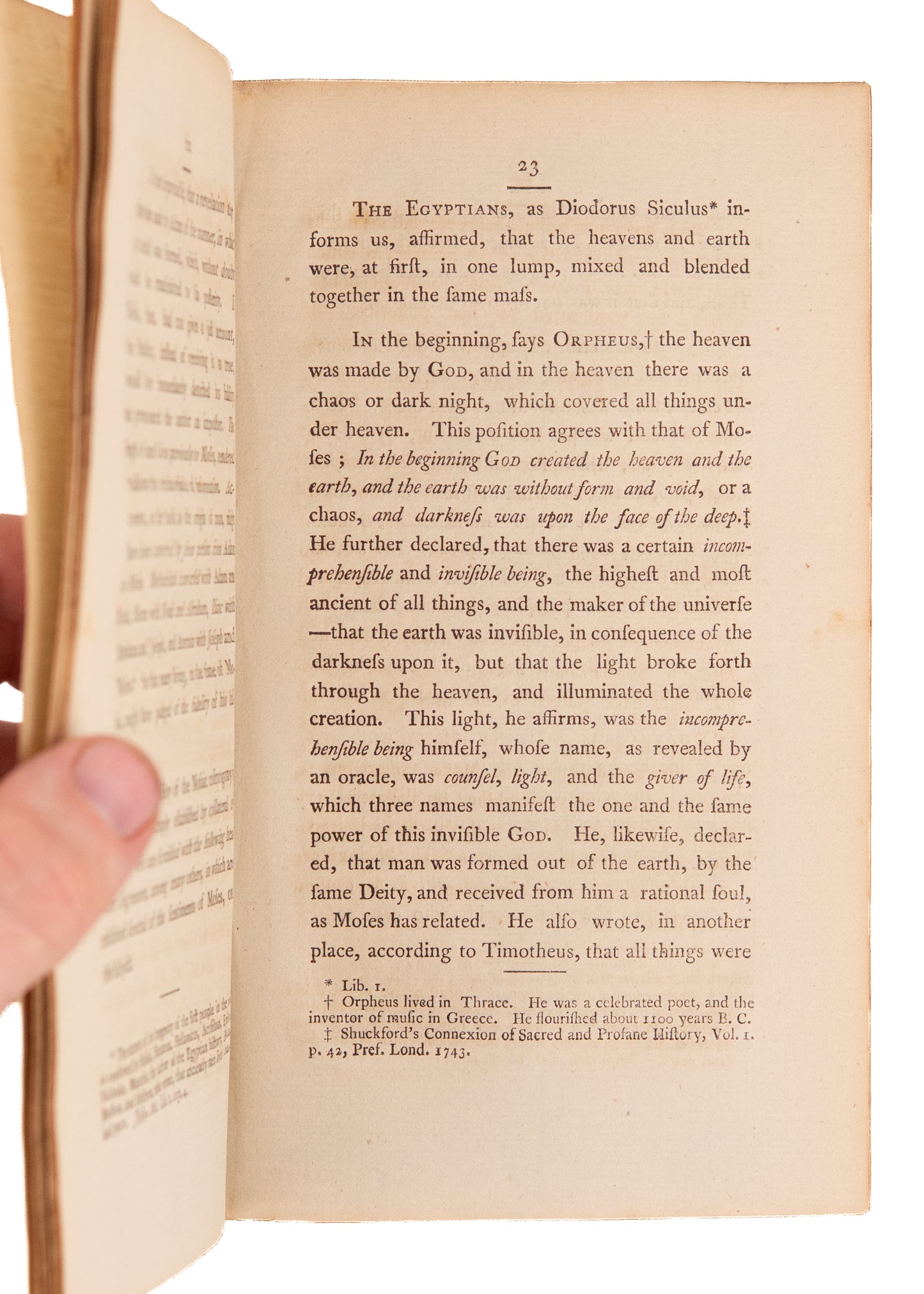 1798-1804 EBENEZER GRANT MARSH. Early Defense of Literal Creation Account as Science. Family Provenance.