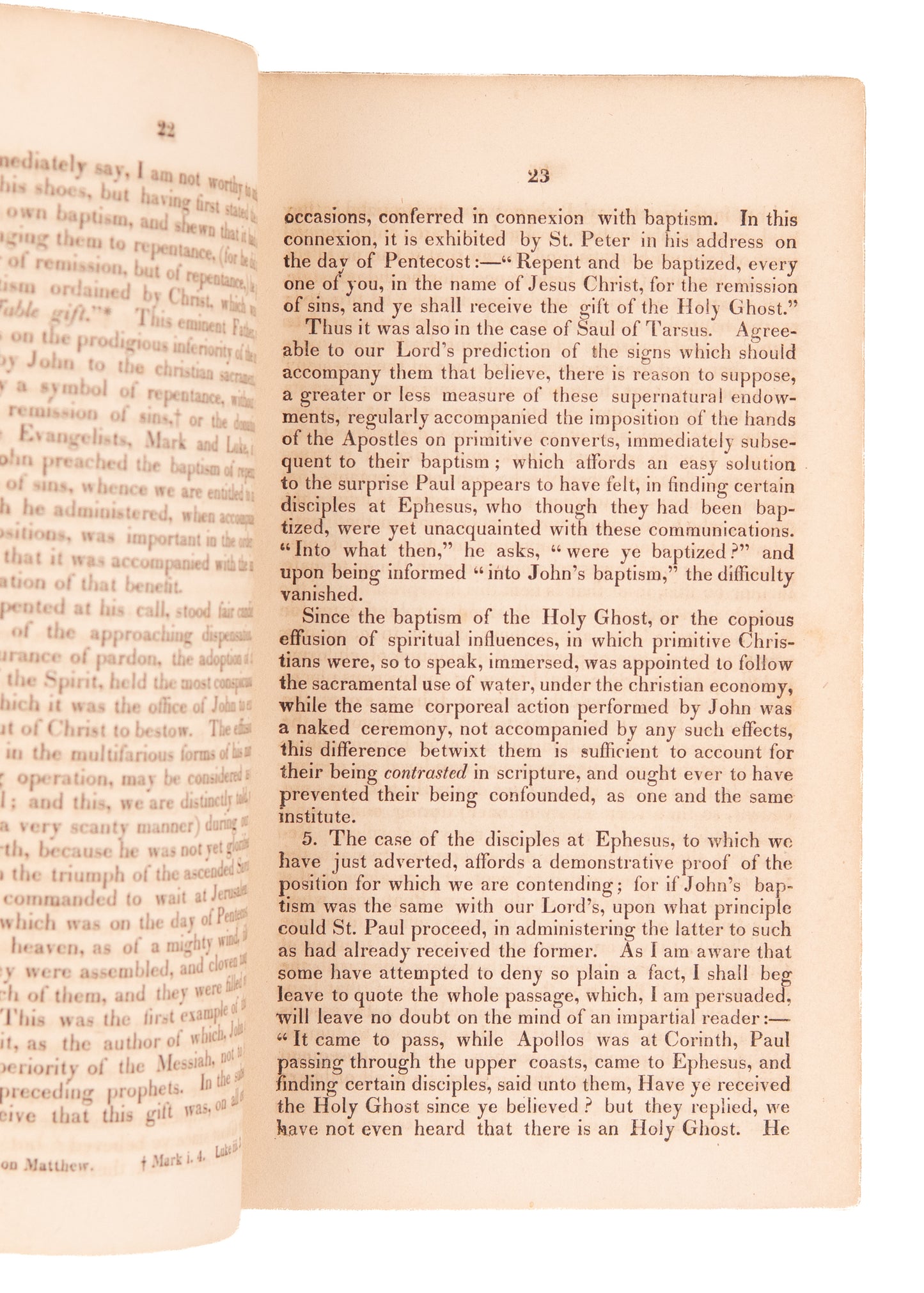1816 ROBERT HALL. First American Edition - Terms of Communion between Baptists and Paedobaptists.