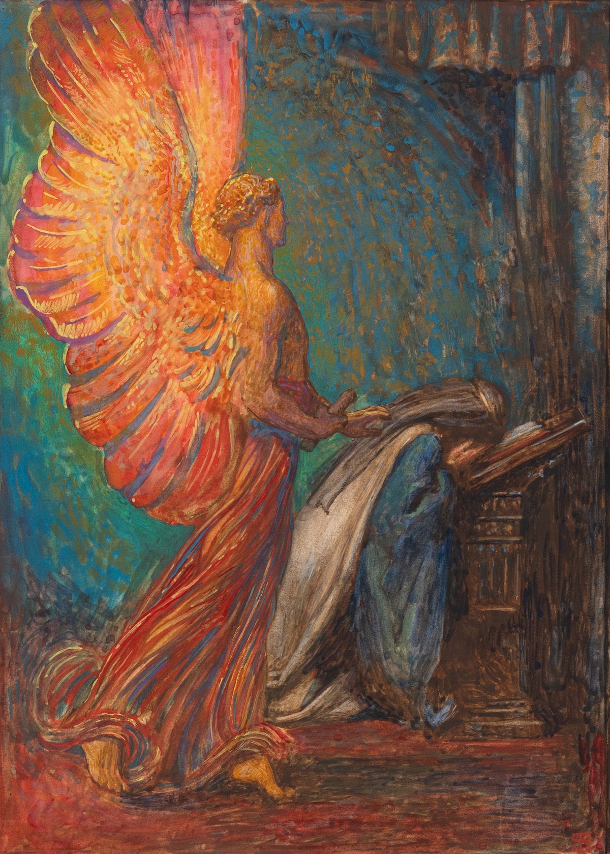 1904 JOHN BUNYAN. Pilgrim's Progress Illustrated in 30 Byam Shaw Pre-Raphaelite Watercolors.