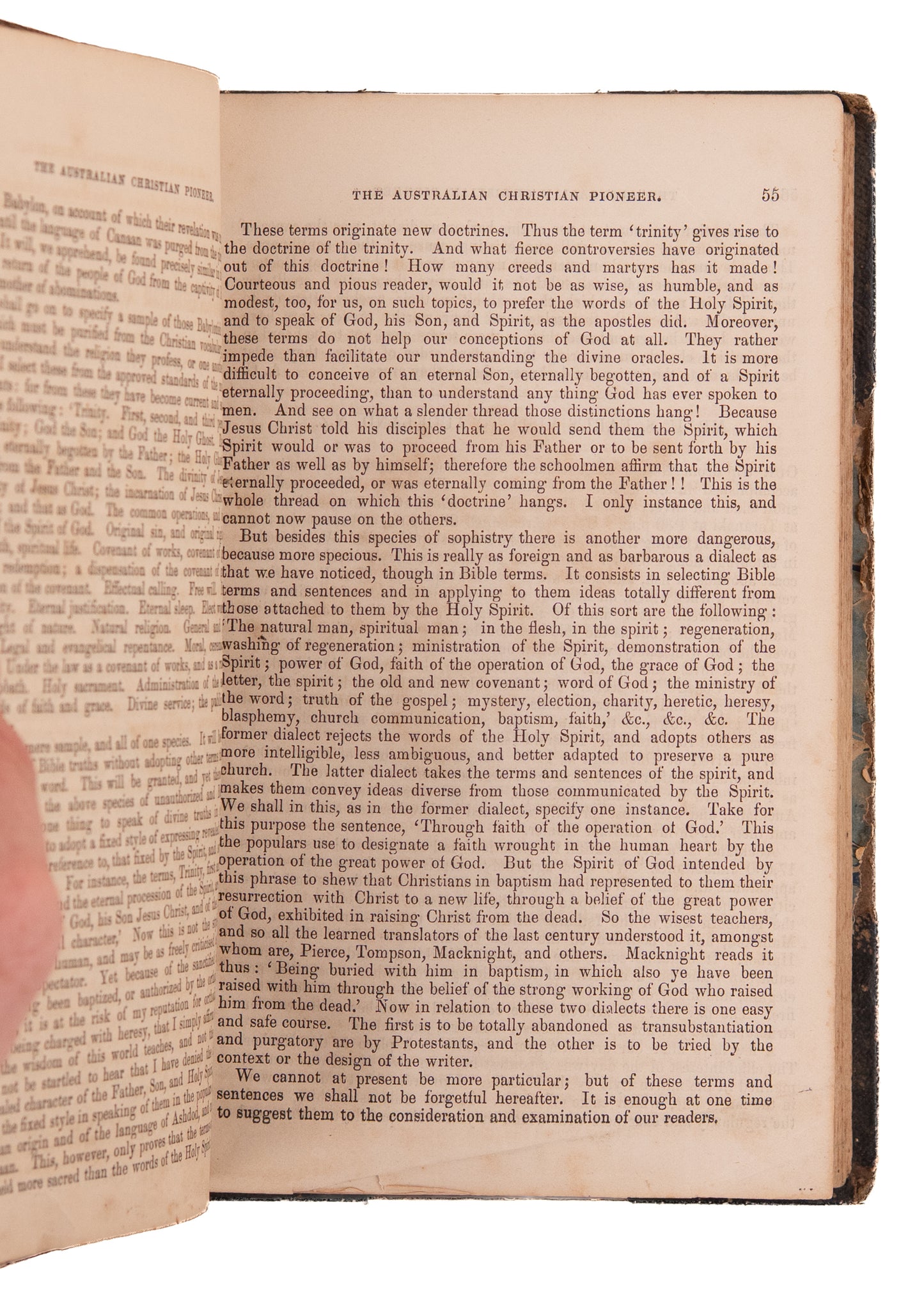 1868-1870 AUSTRALIAN CHRISTIAN PIONEER. Rare Church of Christ, Disciples of Christ Early Publication.