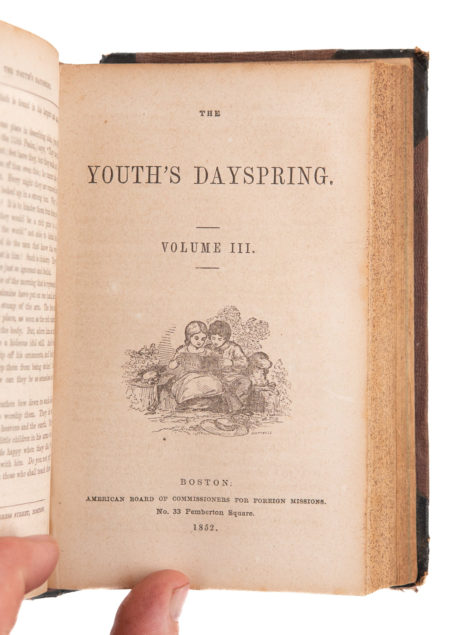 1851-1852 YOUTH'S DAYSPRING. Influential Juvenile Missionary Magazine. Slavery & Native Americans.