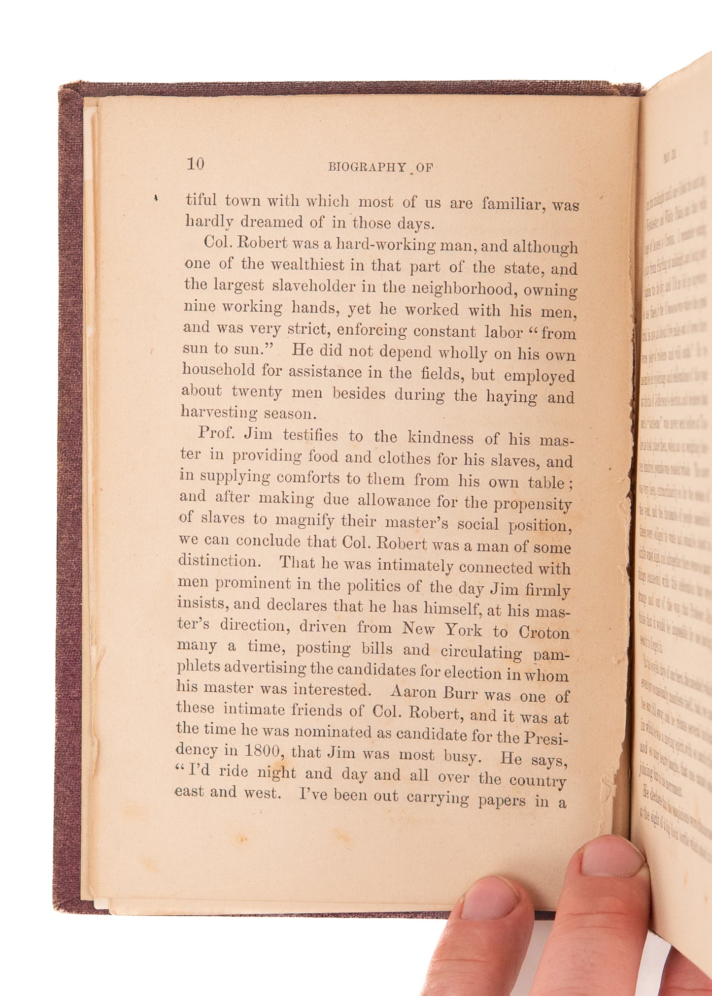 1873 FUGITIVE SLAVE. The Life of James Williams, Fifty Year Janitor at Trinity College, Hartford.