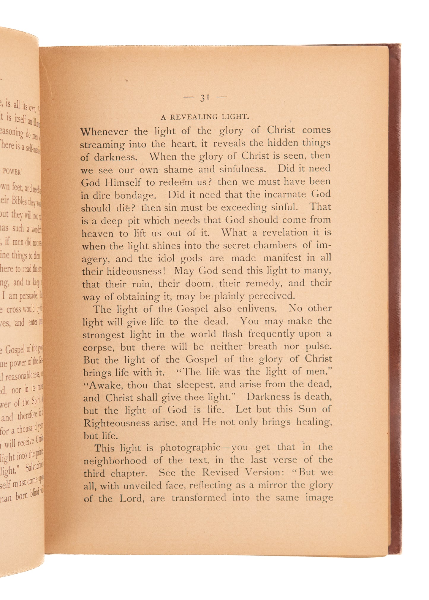 1889 C. H. SPURGEON. Messages of Hope and Faith. First American Edition w/Charming Engraving.