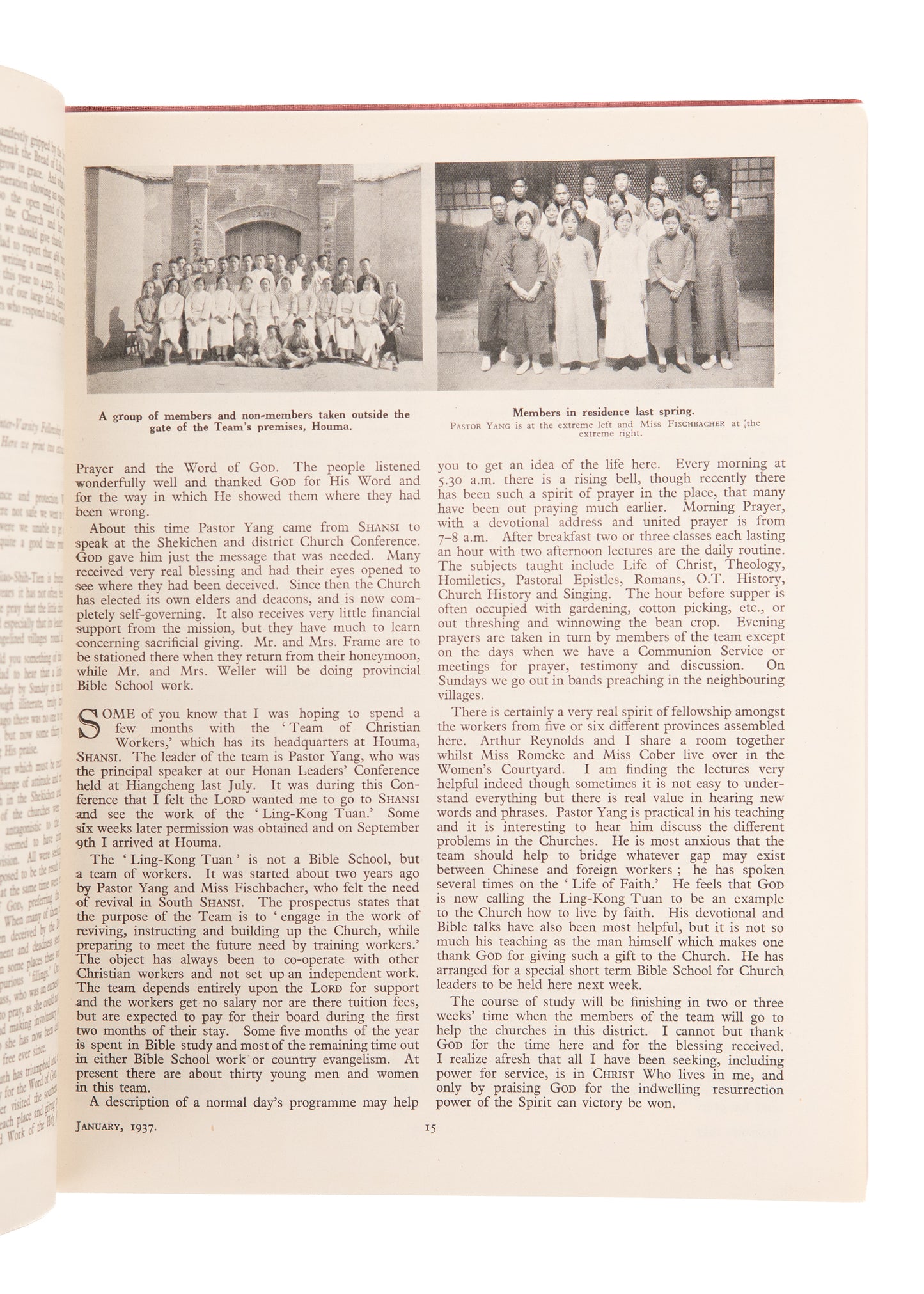 1937 CHINA'S MILLIONS. Martyrdom of Missionaries, Moslems in China, Revival, Rural Chinese Tribes, Thibet.