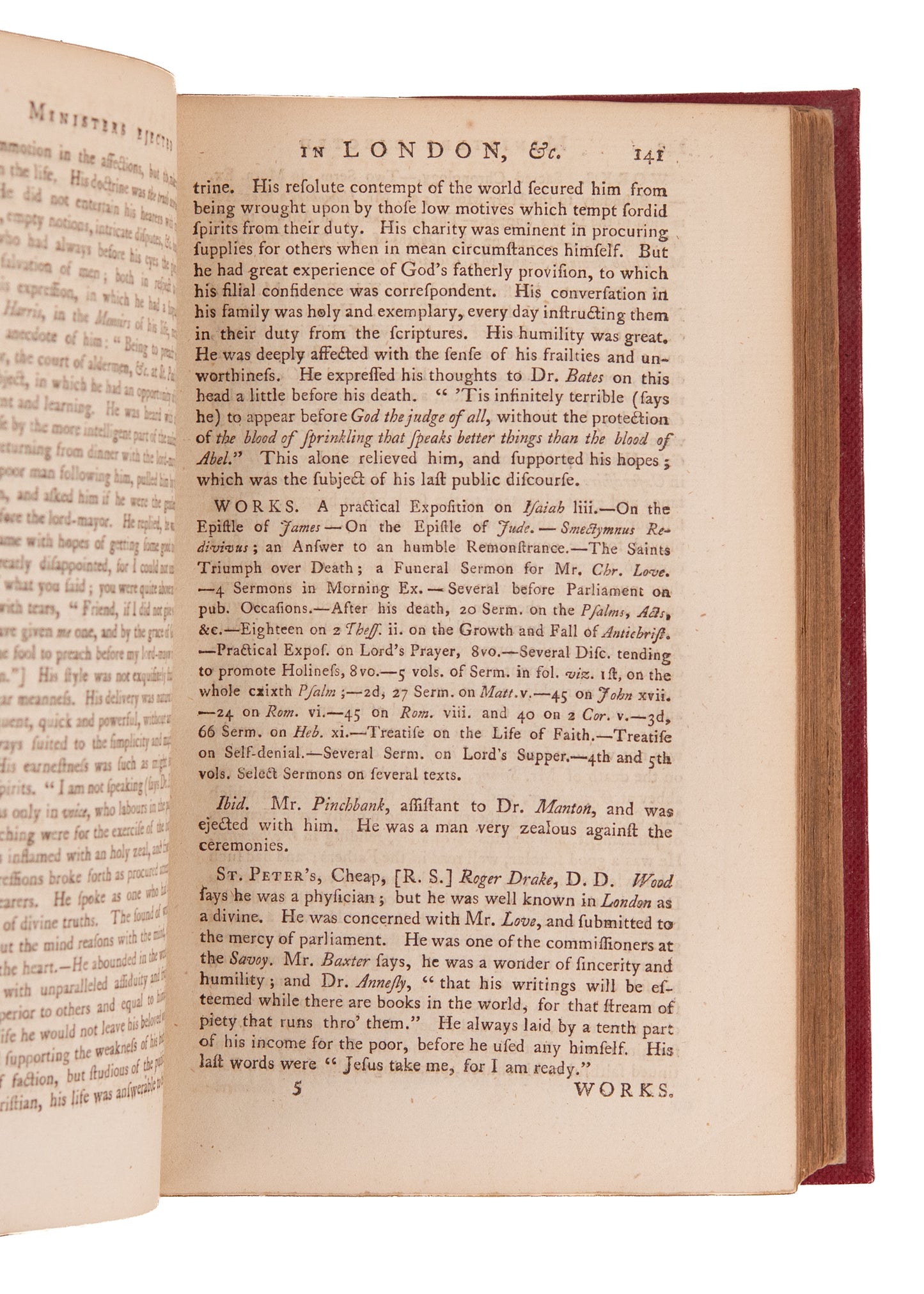 1778 PURITANS & GREAT EJECTION. Early Edition of Palmer's History with Excellent Engravings.