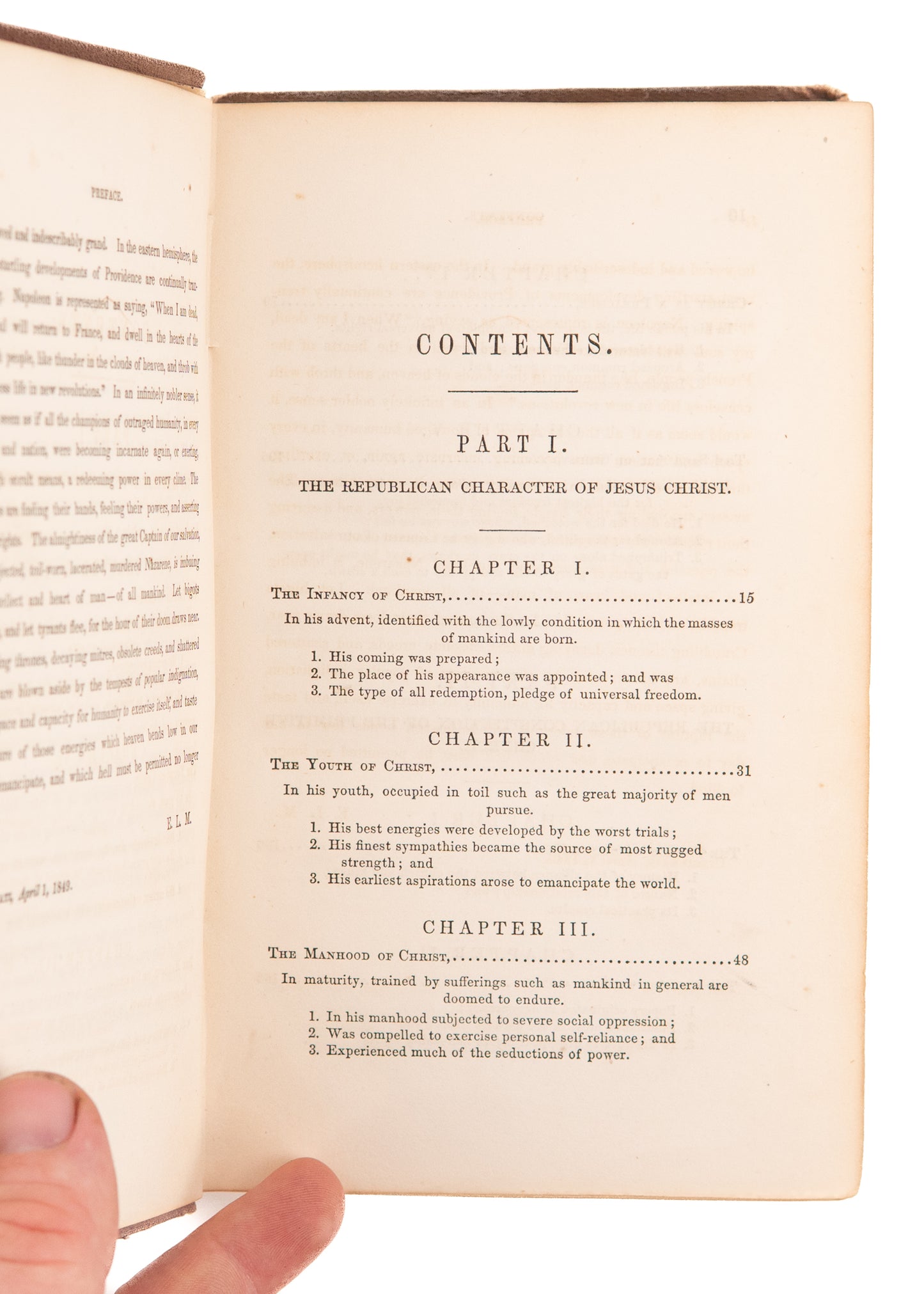 1849 E. L. MAGOON. Rare! Christianity Republican by Nature - Anti-Slavery, For the Oppressed, etc.,