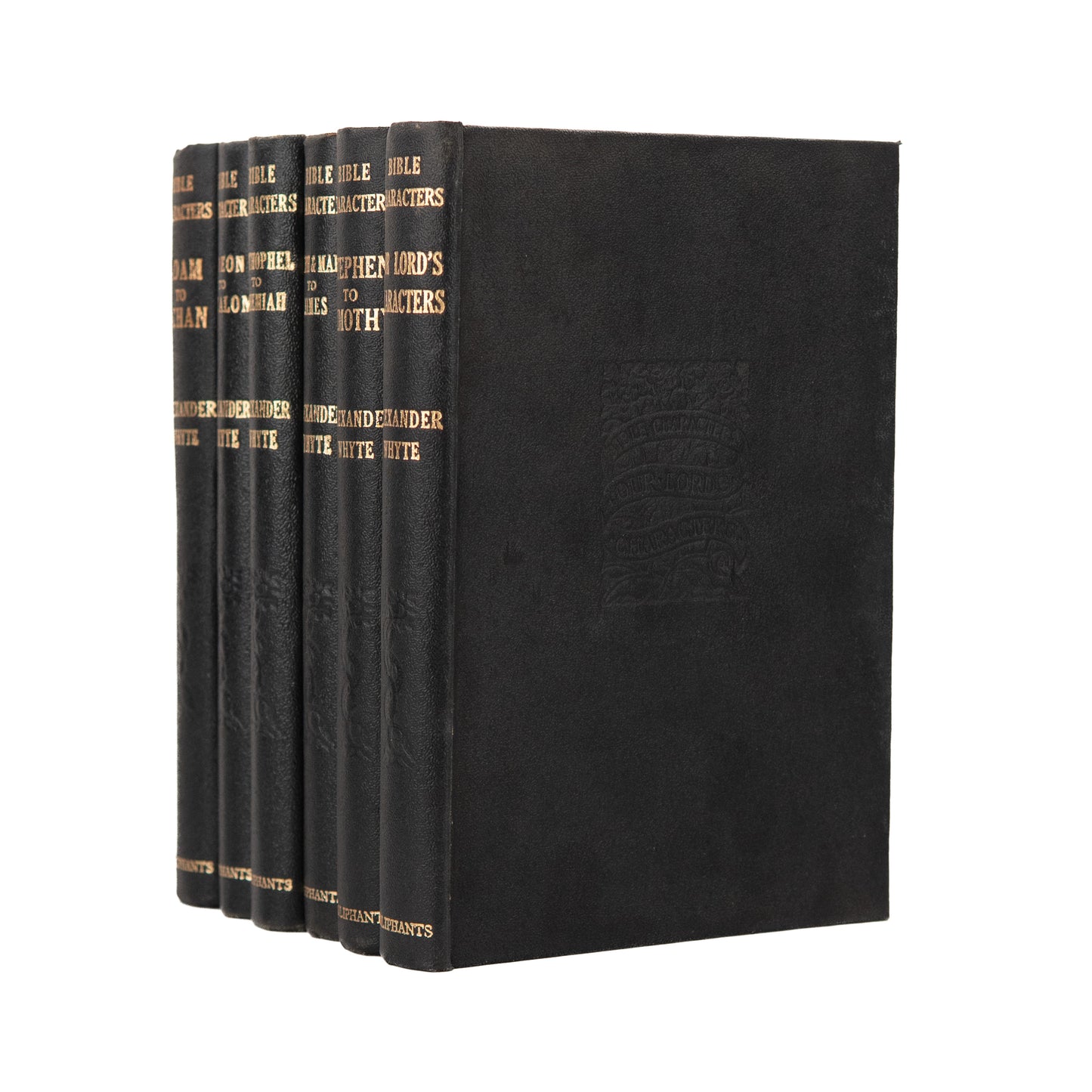 1900 ALEXANDER WHYTE. Bible Characters. Complete 6 Volumes.