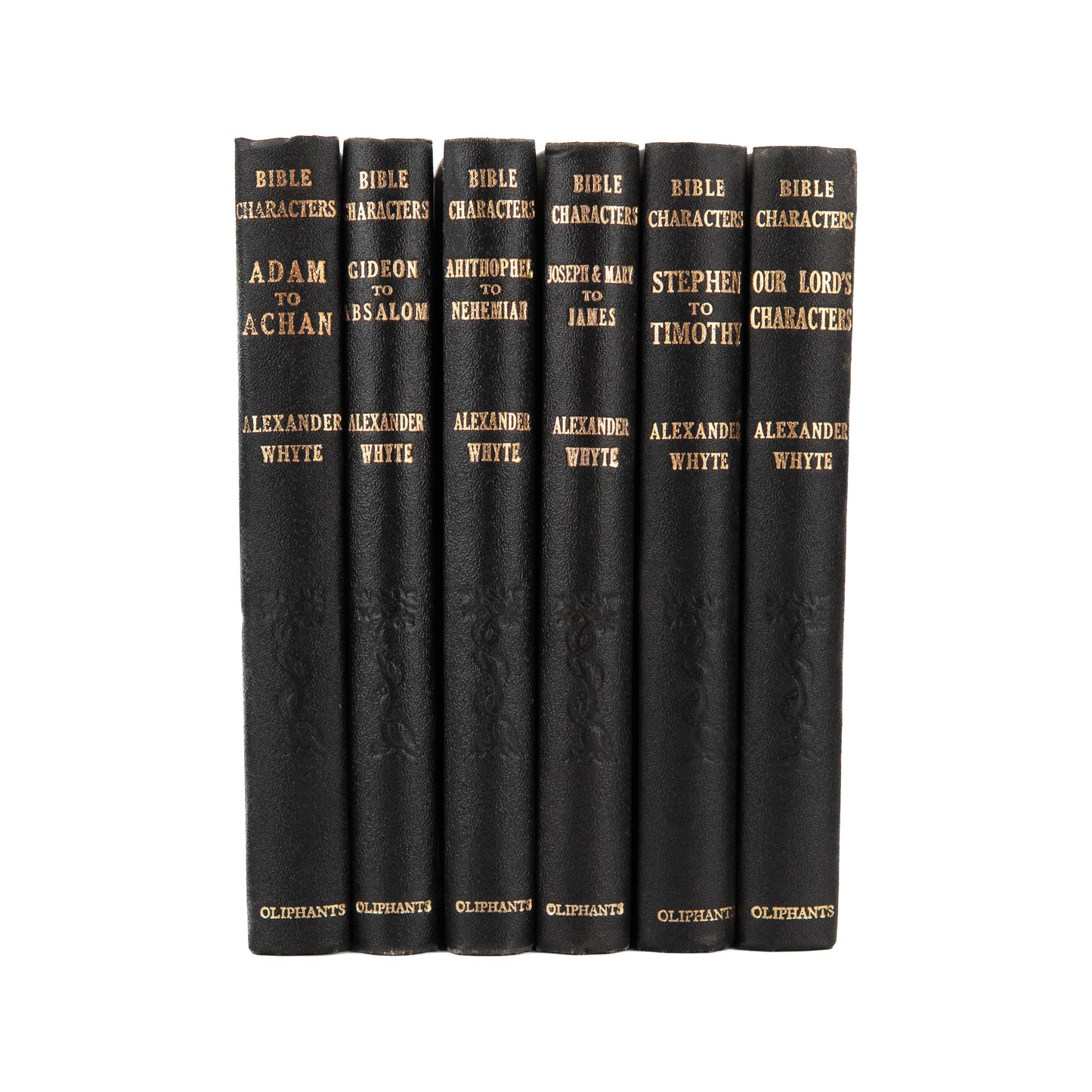 1900 ALEXANDER WHYTE. Bible Characters. Complete 6 Volumes.