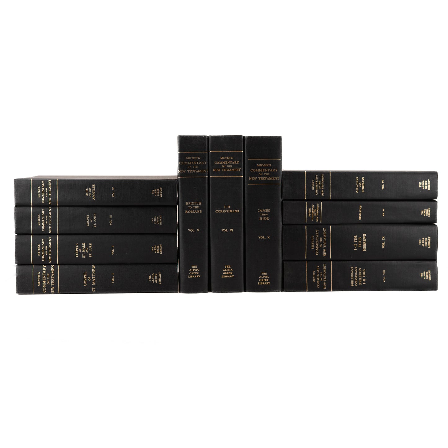 H. A. W. MEYER. Meyer's Commentary on the New Testament. 11 Volumes. Most Ambitious Greek Commentary.