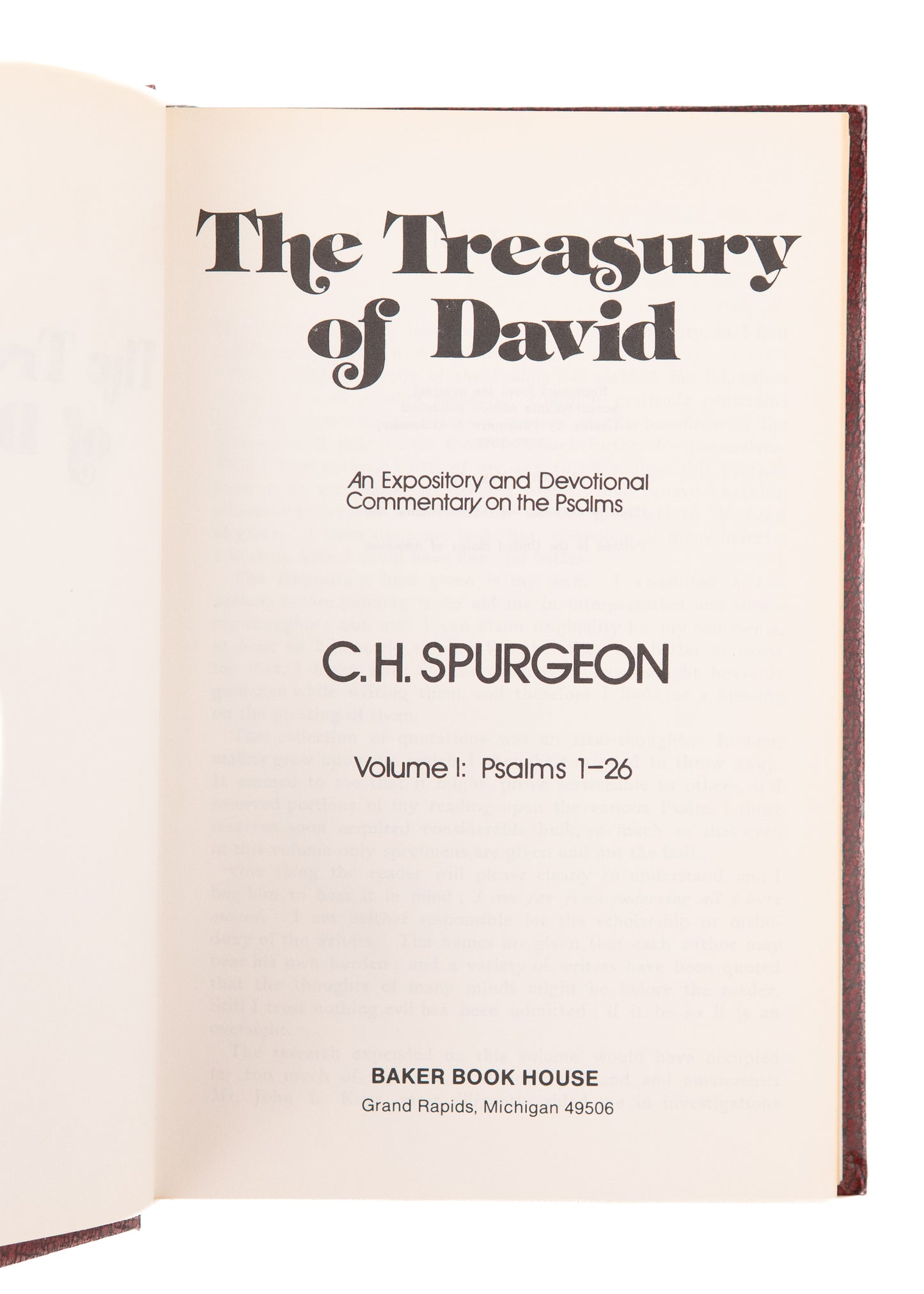 1983 C. H. SPURGEON. The Treasury of David. Psalms 1-150. Volumes 1-7. Superbly Produced Edition.