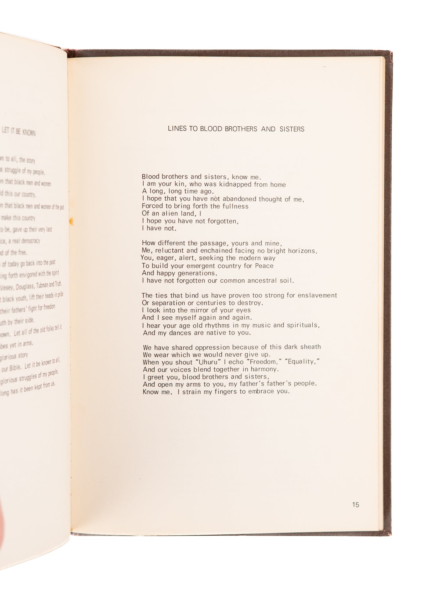 1968 MARGARET BURROUGHS. What Shall I Tell my Children Who Are Black? Signed Chicago Civil Rights.