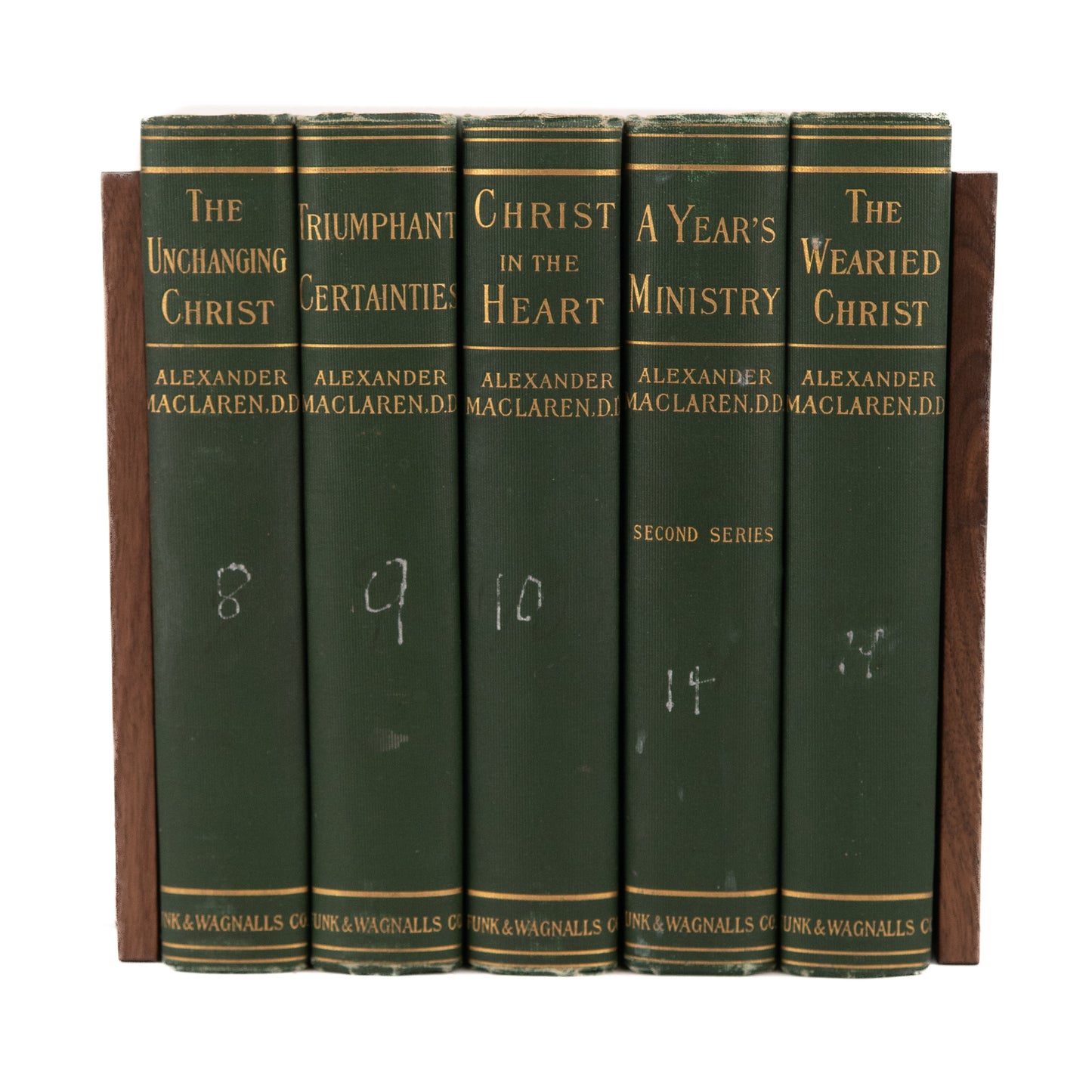 1905 ALEXANDER MACLAREN. Lot of 5 Matching Volumes of Seprarately Issued Sermon Series.